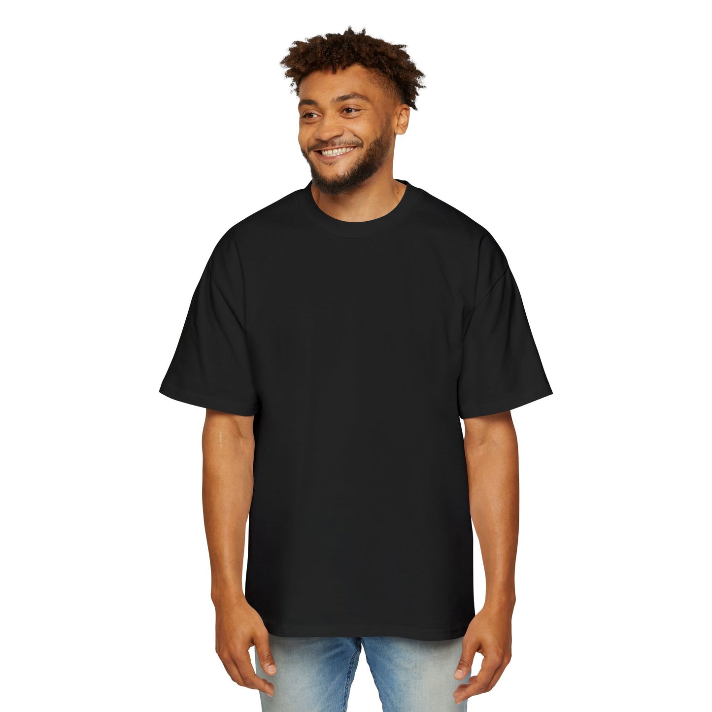 Gothic Guardian Oversized Tee - Edgy Black Graphic T-Shirt for Streetwear.