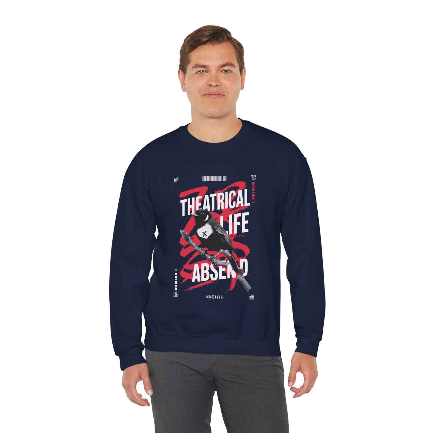 Theatrical Life Crewneck Sweatshirt - Unisex Heavy Blend™