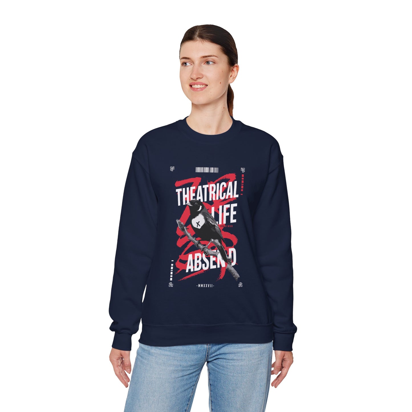 Theatrical Life Crewneck Sweatshirt - Unisex Heavy Blend™
