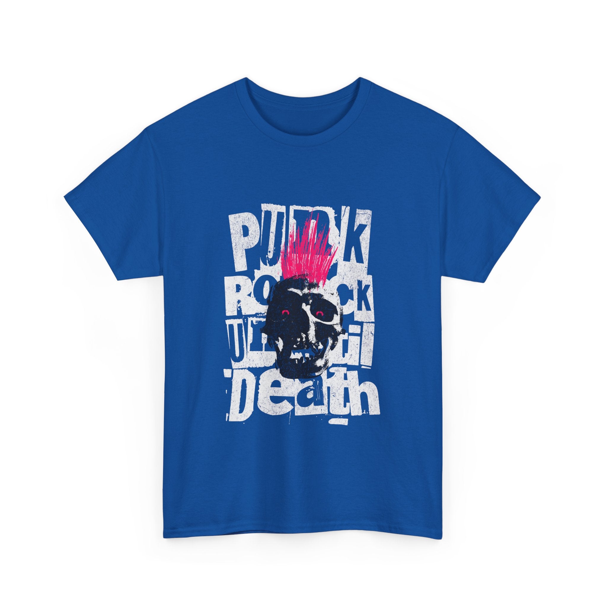 Punk Rock Until Death Unisex Heavy Cotton Tee.