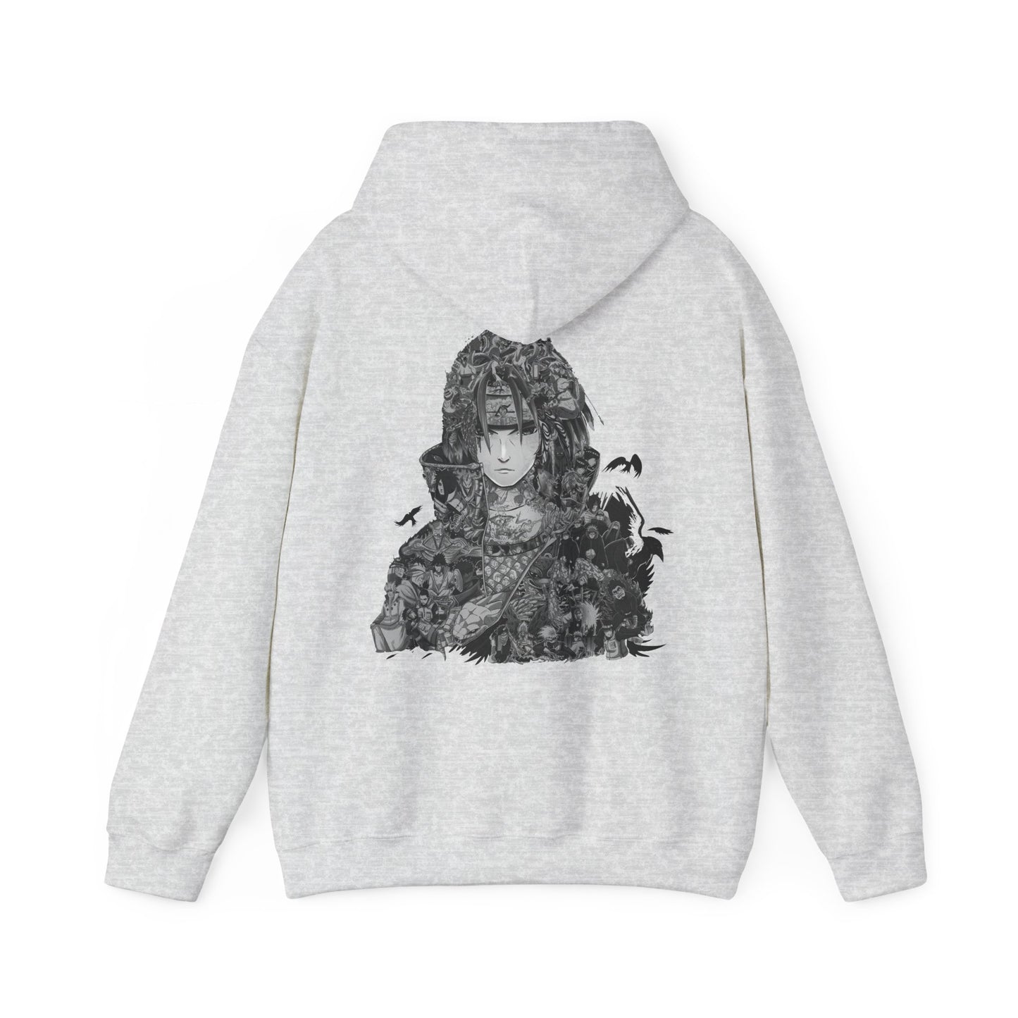 Anime-Inspired Unisex Heavy Blend™ Hooded Sweatshirt - Bold Graphic Design for Fans