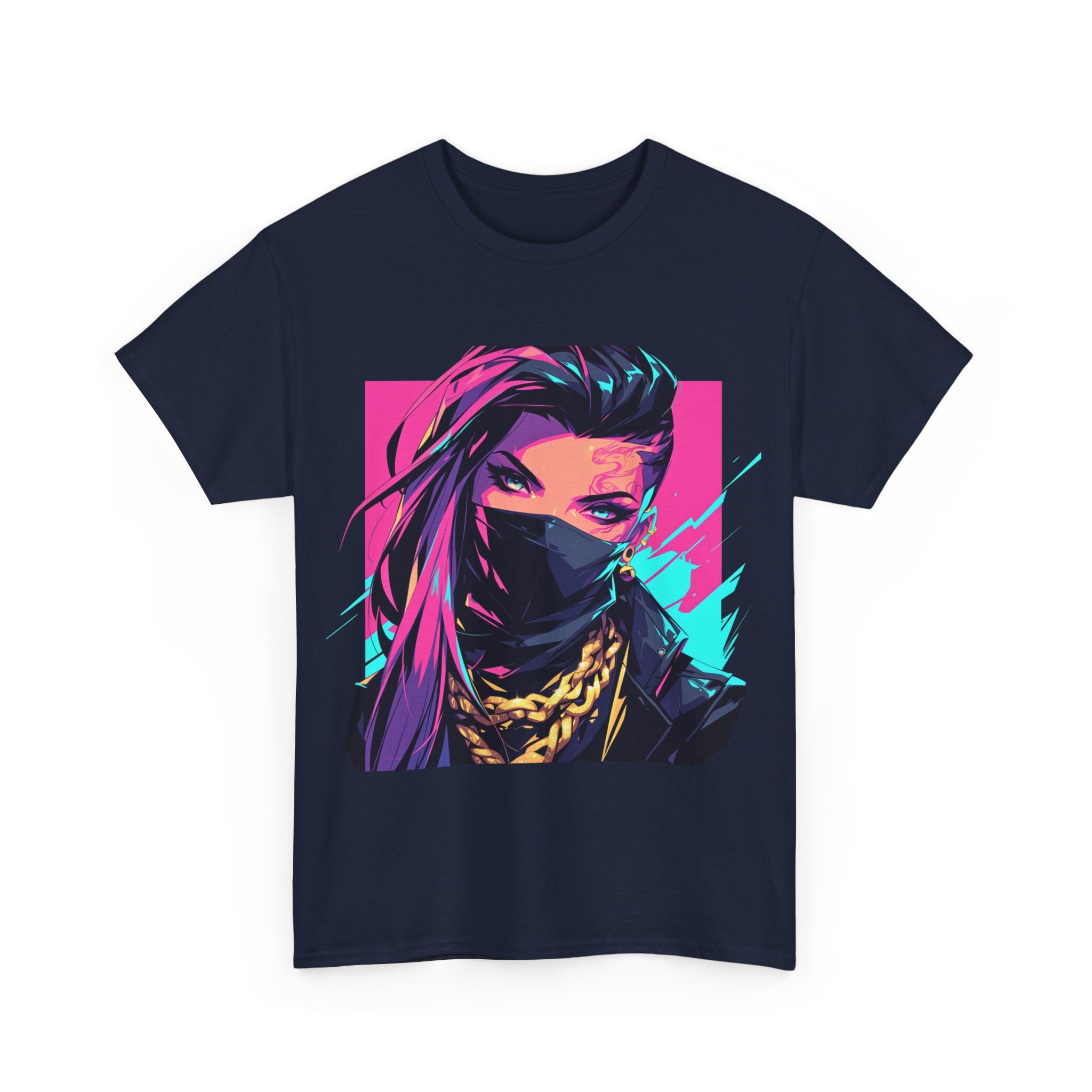 Anime Gangsta Girl Unisex Heavy Cotton Tee