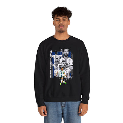 Personalized Soccer Sweatshirt, Unisex Messi Crewneck, Sport Fan Apparel, Gift for Soccer Lovers, Comfortable Sportswear