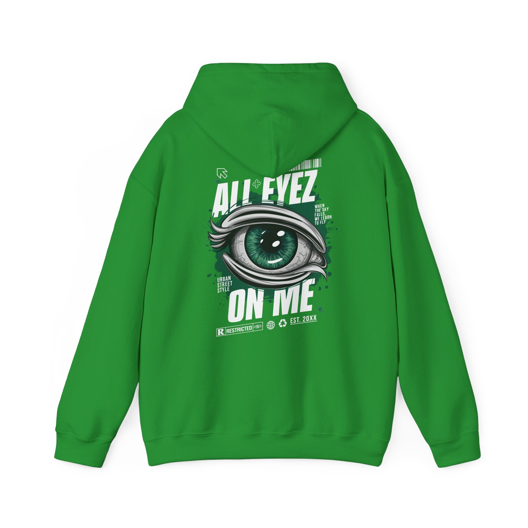 All Eyez On Me Unisex Heavy Blend Hoodie - Urban Streetwear Sweatshirt
