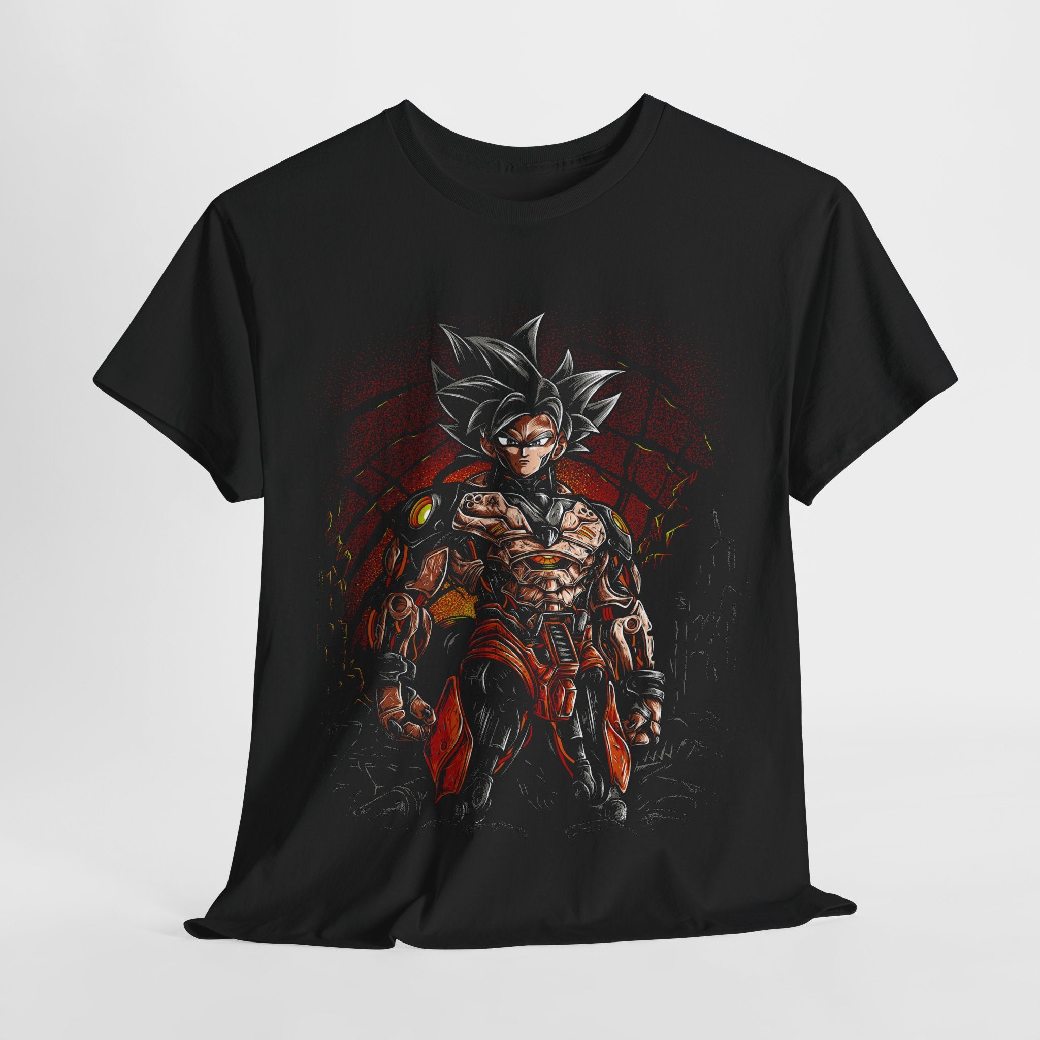 Anime Hero Goku Robot Unisex Heavy Cotton Tee - Perfect Gift for Fans