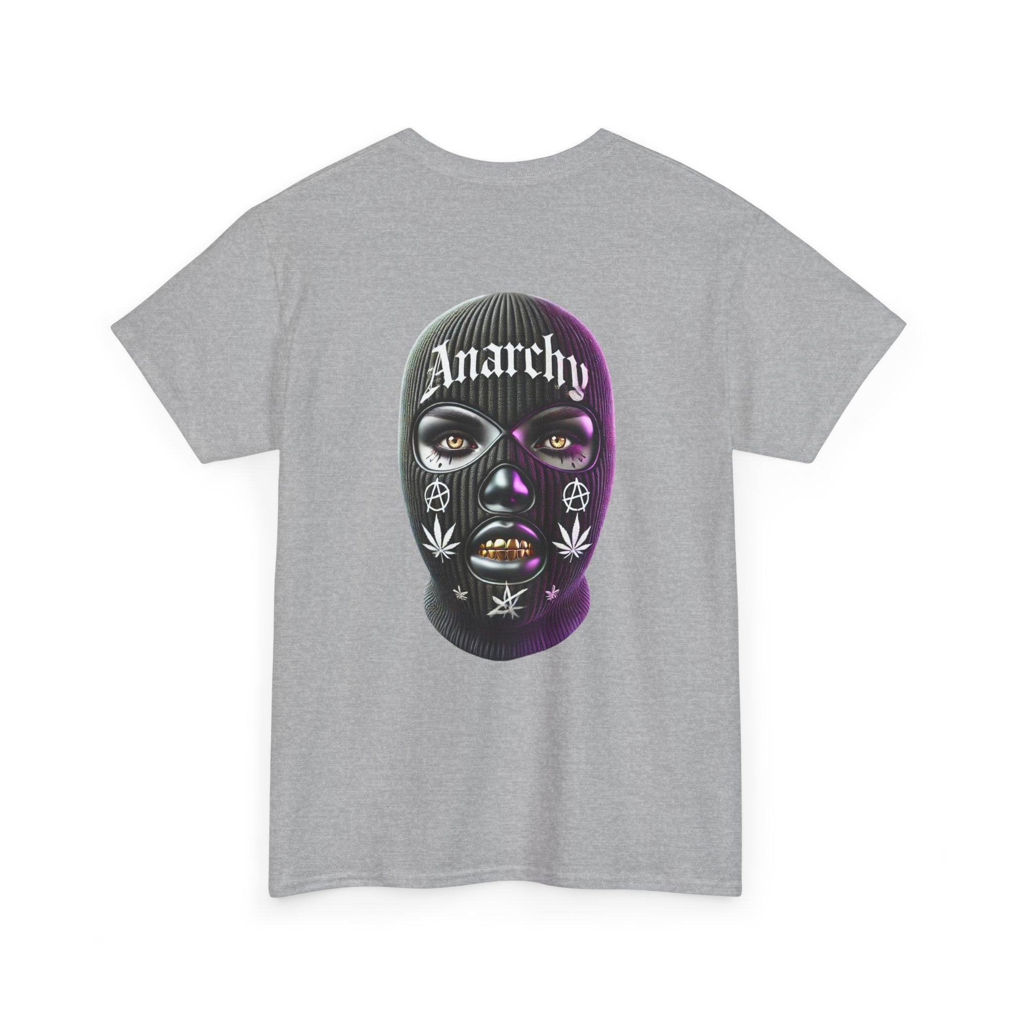 Anarchy Ski Mask Girl Unisex Heavy Cotton Tee