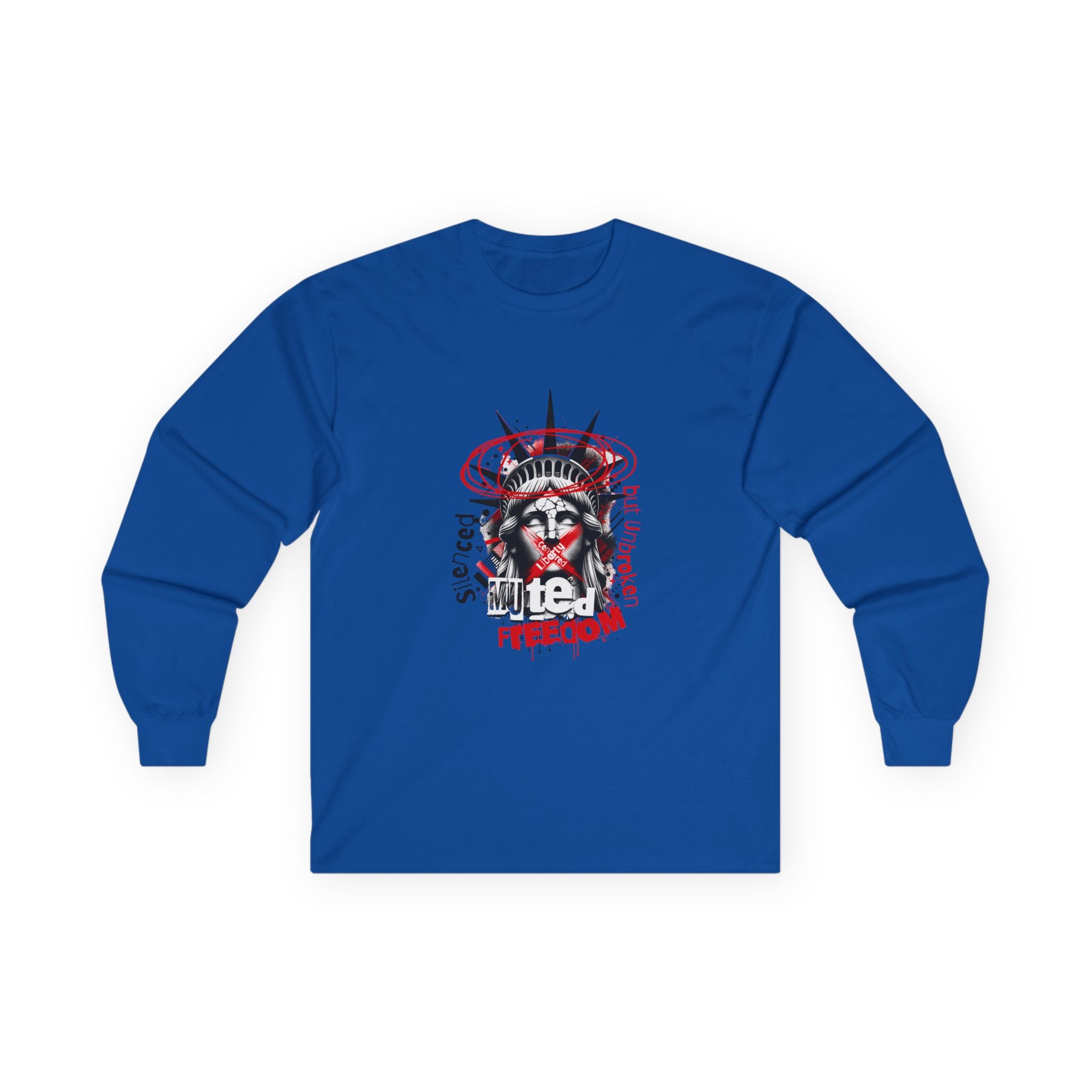 Freedom Statement Long Sleeve Tee - Unisex Ultra Cotton