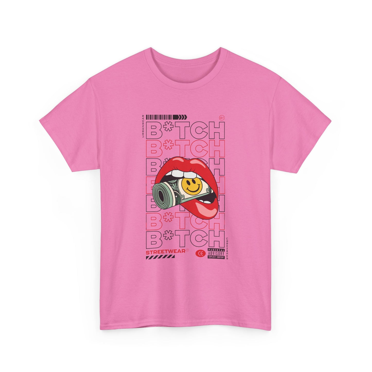 Trendy Unisex Heavy Cotton Tee with Bold 'BOTCH' Graphic