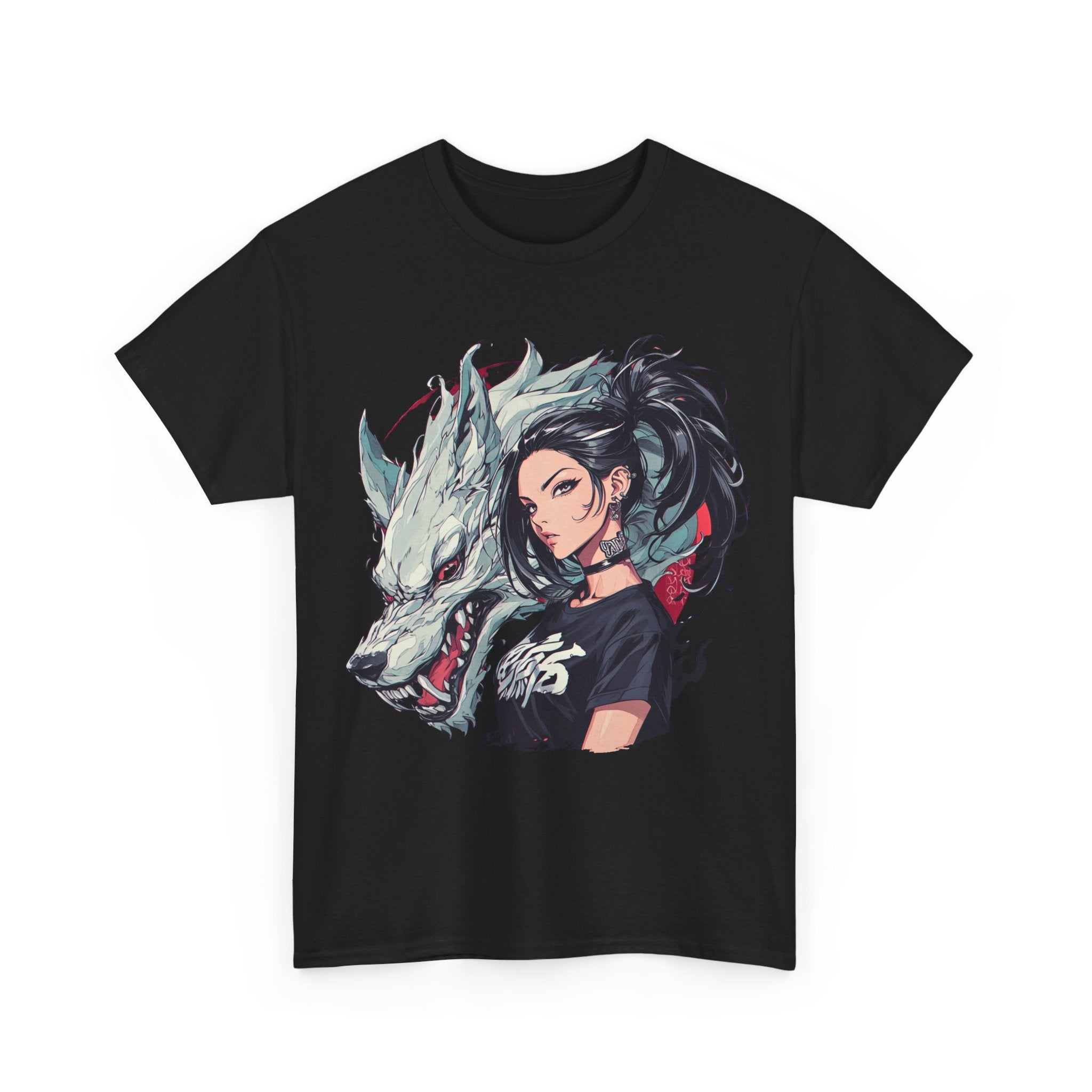 Anime Gangsta Wolf Princess Unisex Heavy Cotton Tee