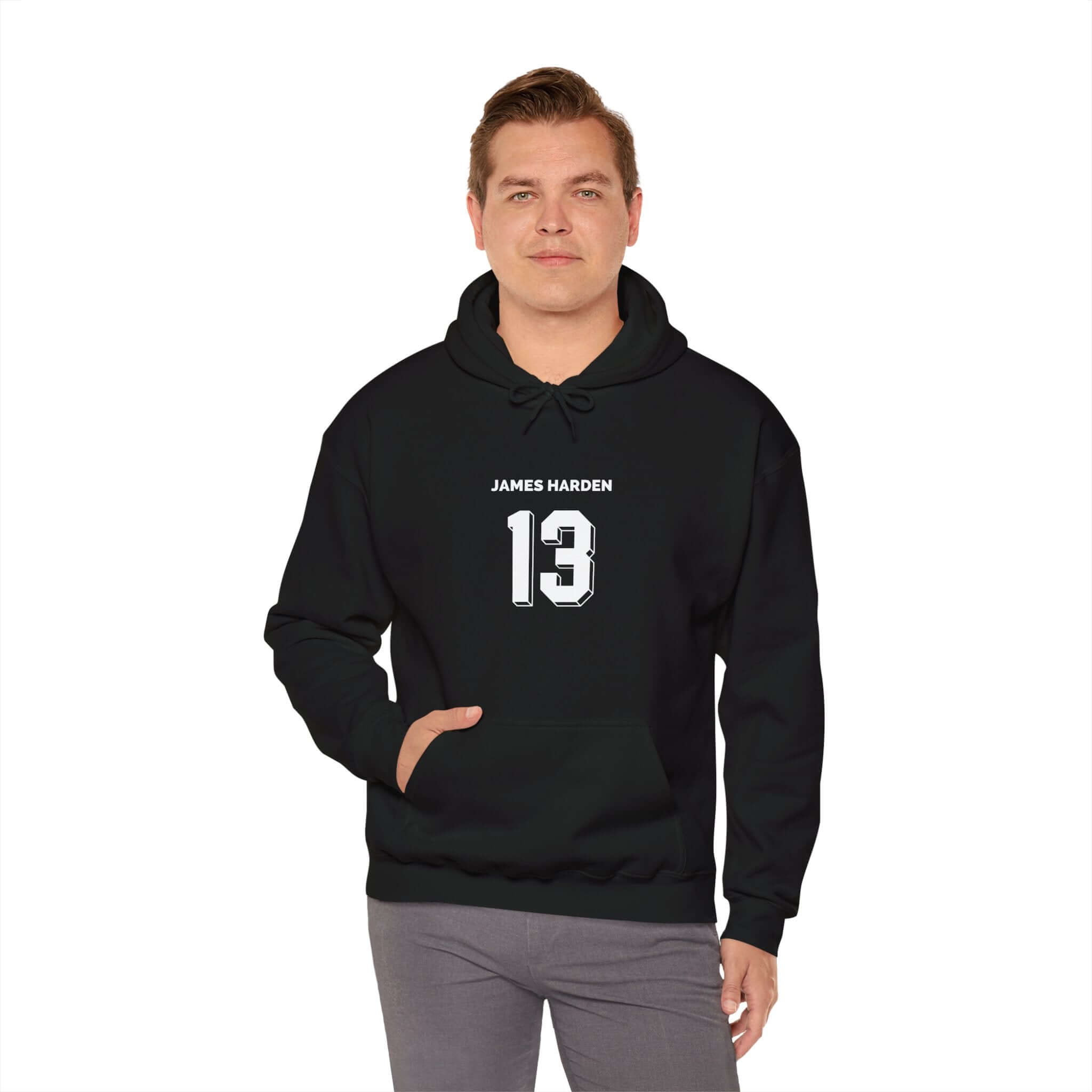 James Harden Unisex Hoodie, Basketball Fan Apparel, Sports Gift, Custom Sportswear, NBA Hoodie for Game Days