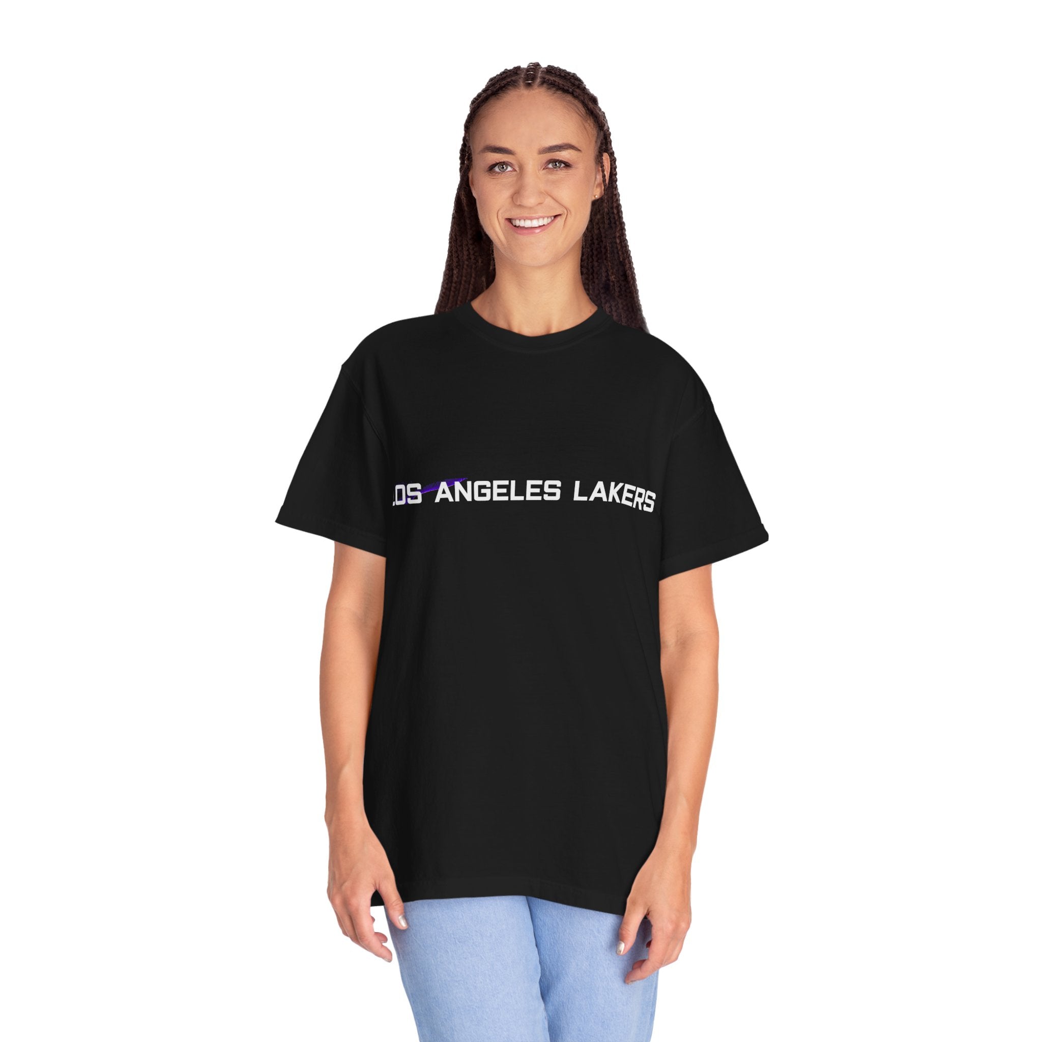 Unisex Lakers Graphic T-Shirt - Celebrate Team Spirit with Carmelo Anthony Design