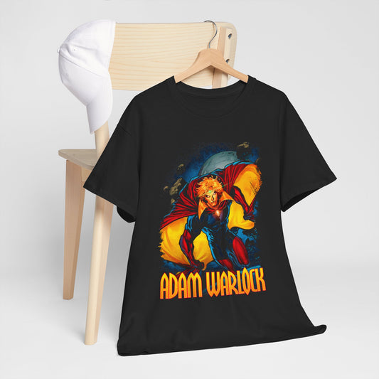 Superhero Unisex Heavy Cotton Tee - Adam Warlock Vintage Design