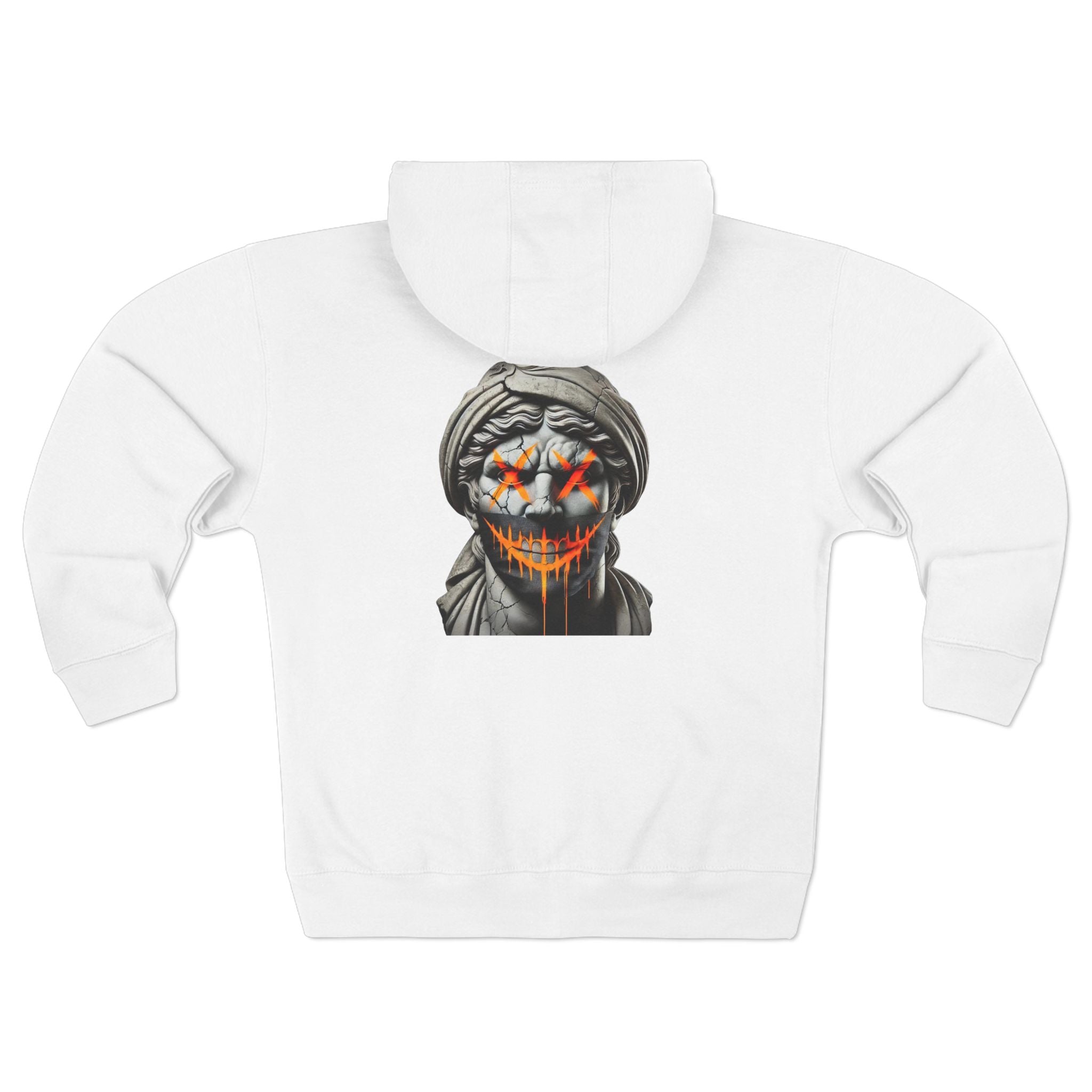 Dripping Gangsta David Unisex Zip Hoodie - Unique Graphic Design for Statement Style