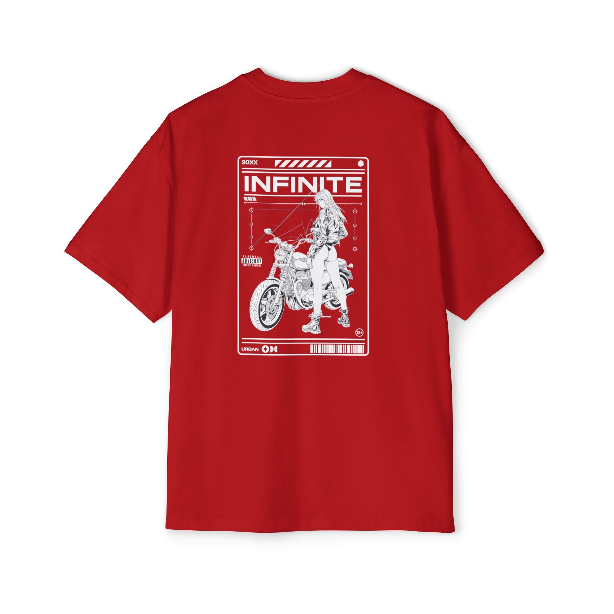 Infinite Motorcycle Graphic Oversized Tee