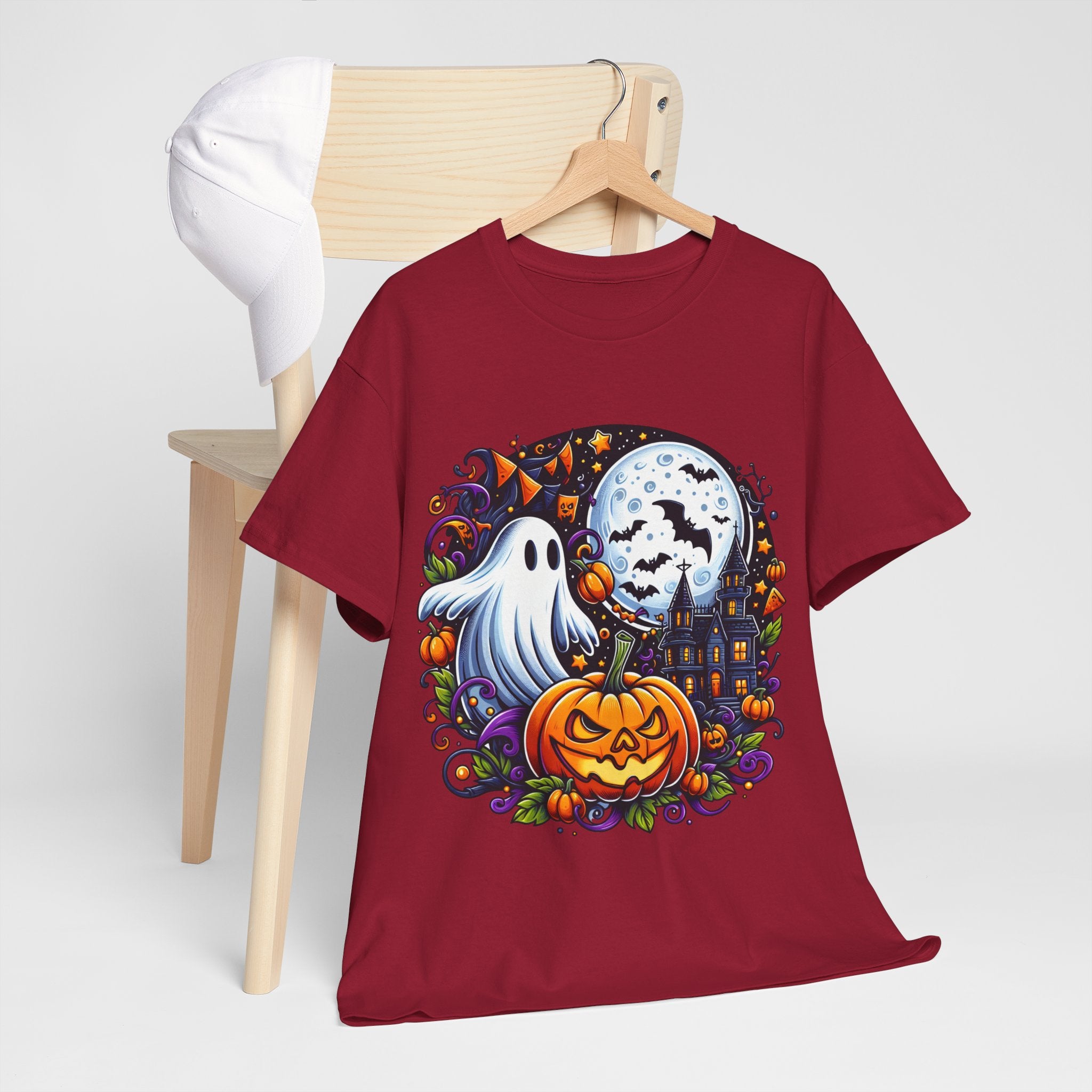 Halloween Boo Unisex Heavy Cotton Tee