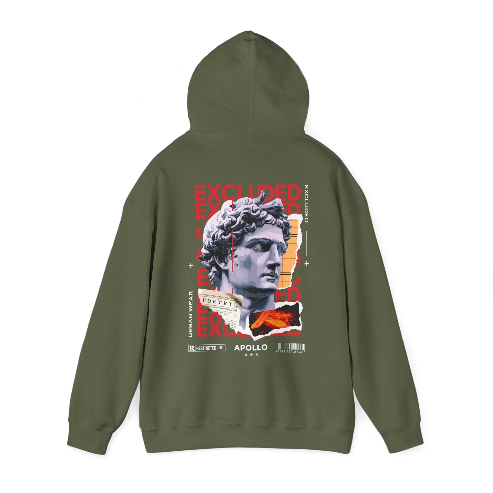 Artistic Apollo Hoodie  Excluded Design for Creative Souls