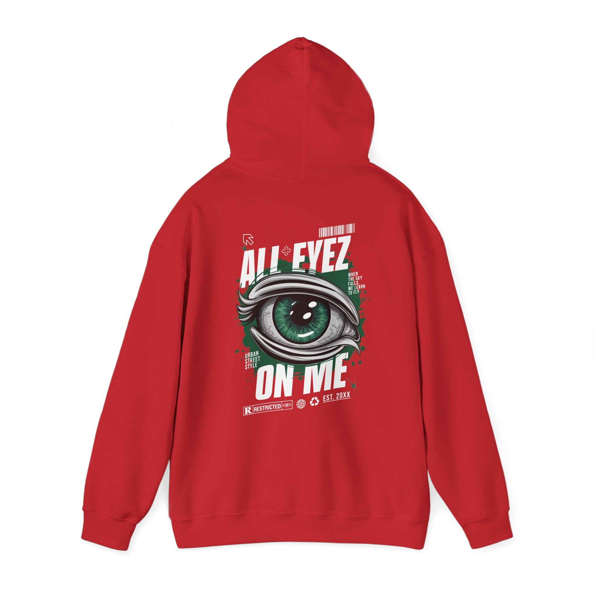 All Eyez On Me Unisex Heavy Blend Hoodie - Urban Streetwear Sweatshirt