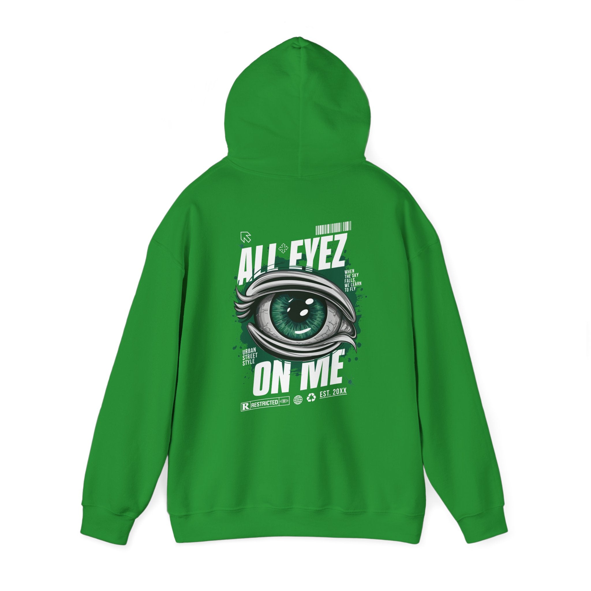 All Eyez On Me Unisex Heavy Blend Hoodie - Urban Streetwear Sweatshirt