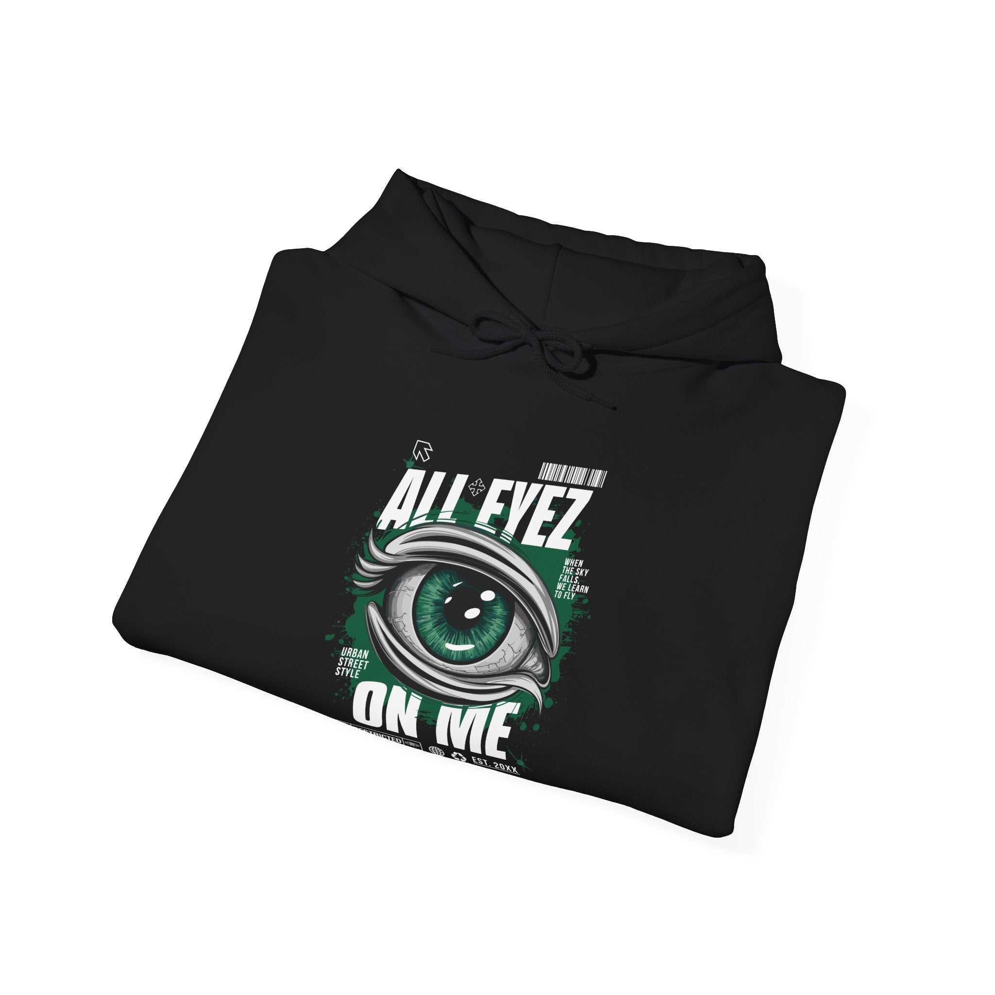 All Eyez On Me Unisex Heavy Blend Hoodie - Urban Streetwear Sweatshirt