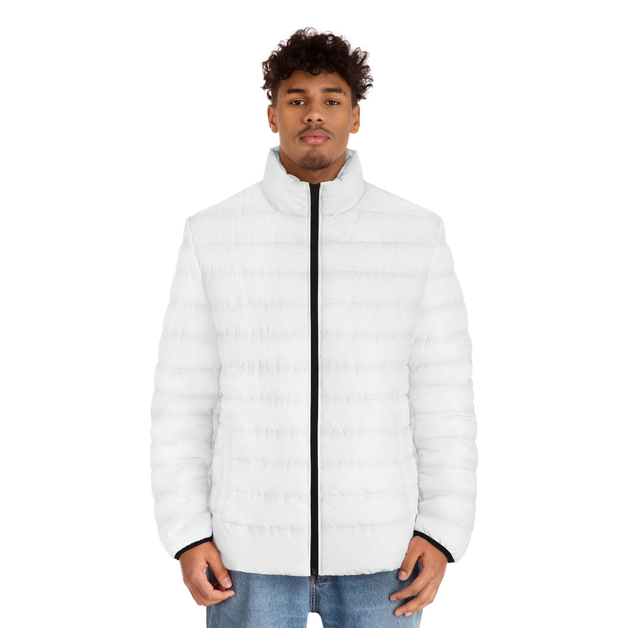 Basketball Teddy Men's Puffer Jacket