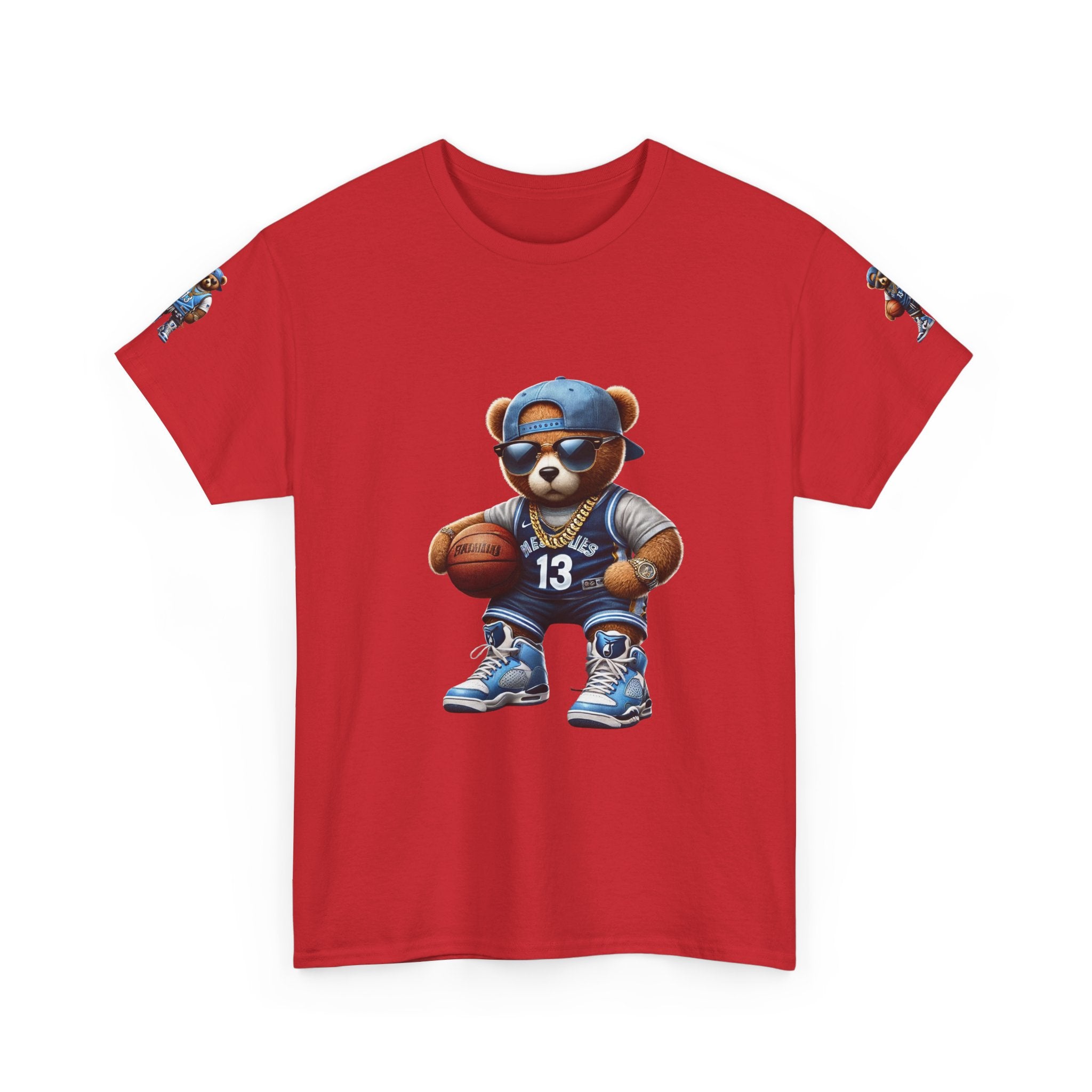 Basketball Teddy Unisex Heavy Cotton Tee