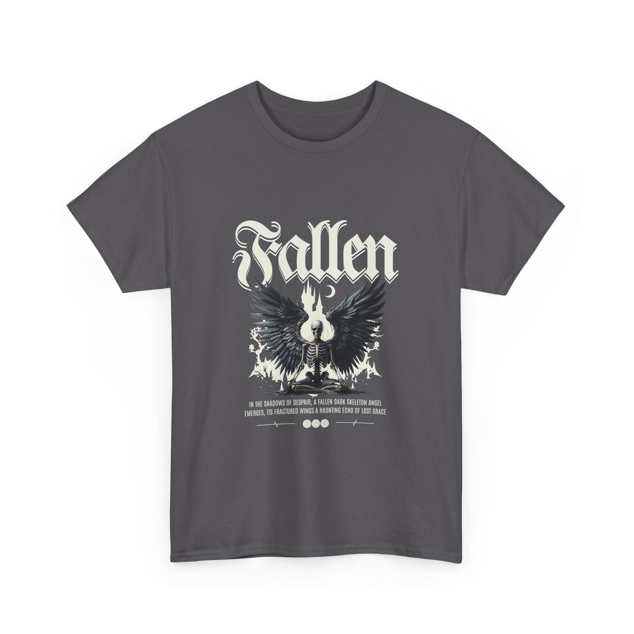 Fallen Graphic Unisex Heavy Cotton Tee - Casual Style for Music Lovers.
