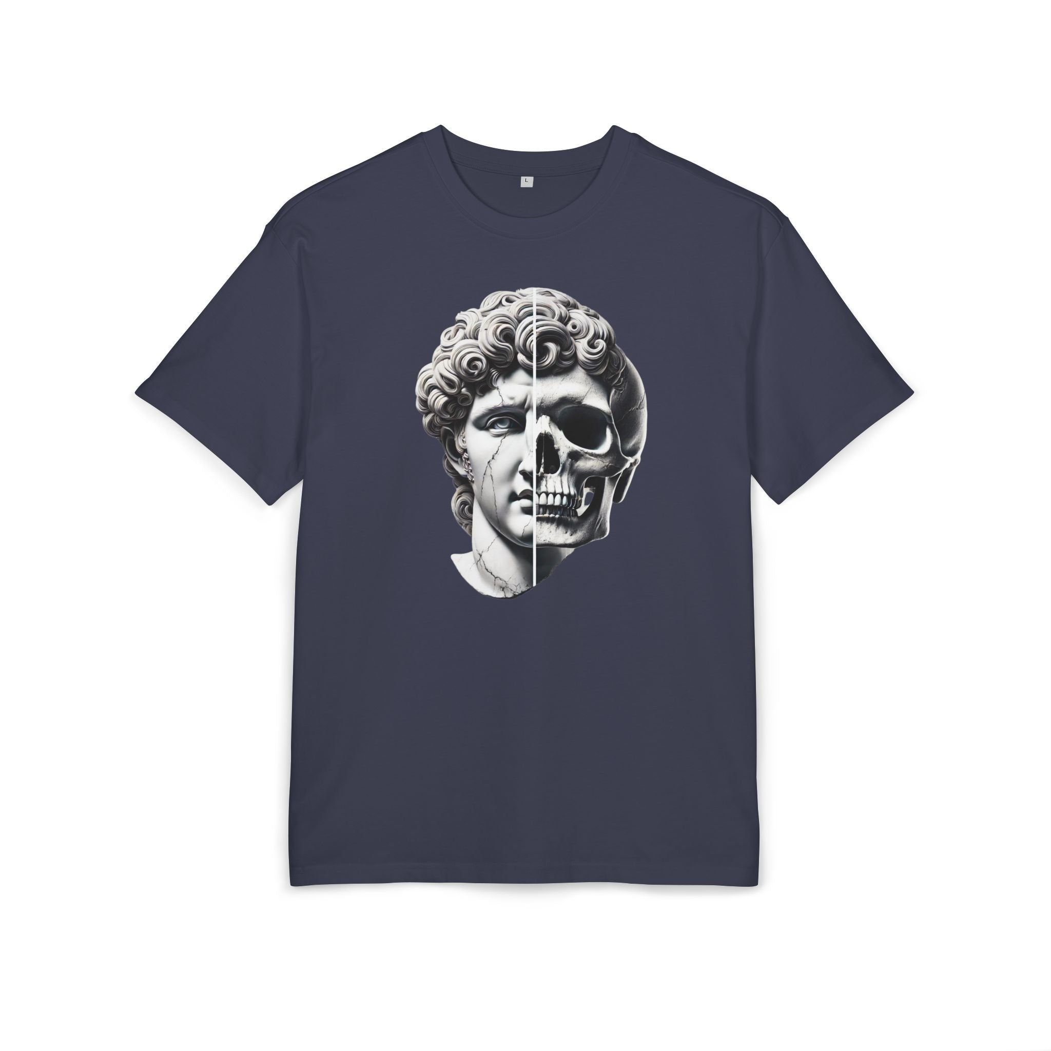Half Skull Gangsta David Unisex Heavy Oversize Tee