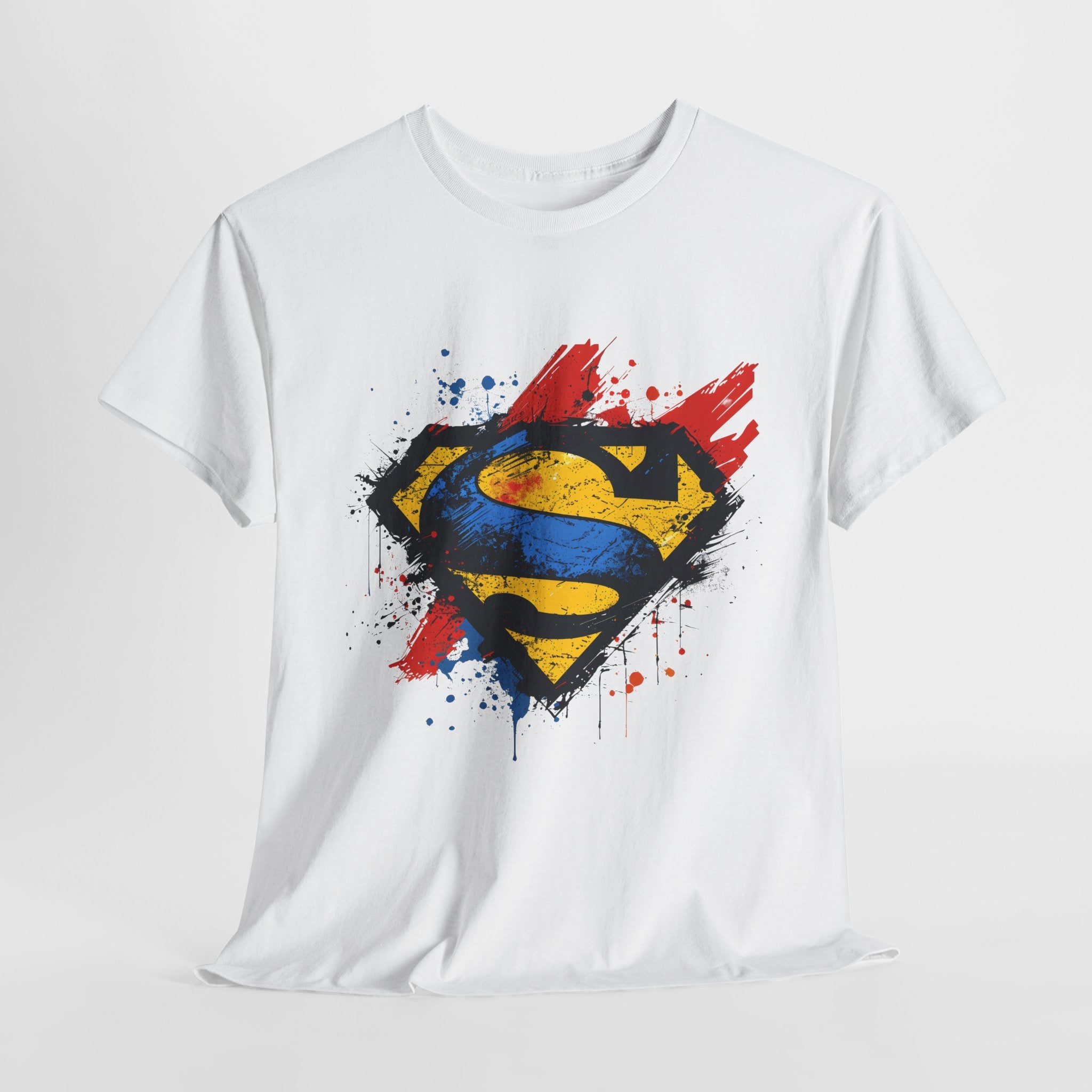 Superhero Superman Inspired Unisex Heavy Cotton Tee