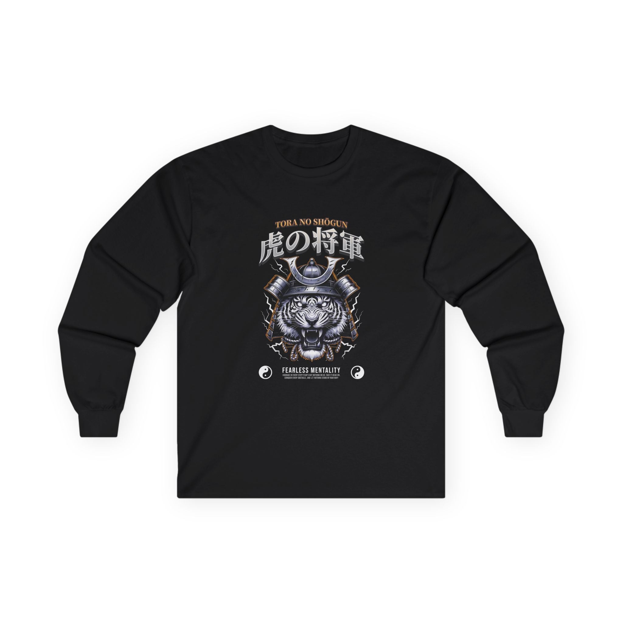 Fearless Mentality Tiger Long Sleeve Tee - Unisex Ultra Cotton Shirt.