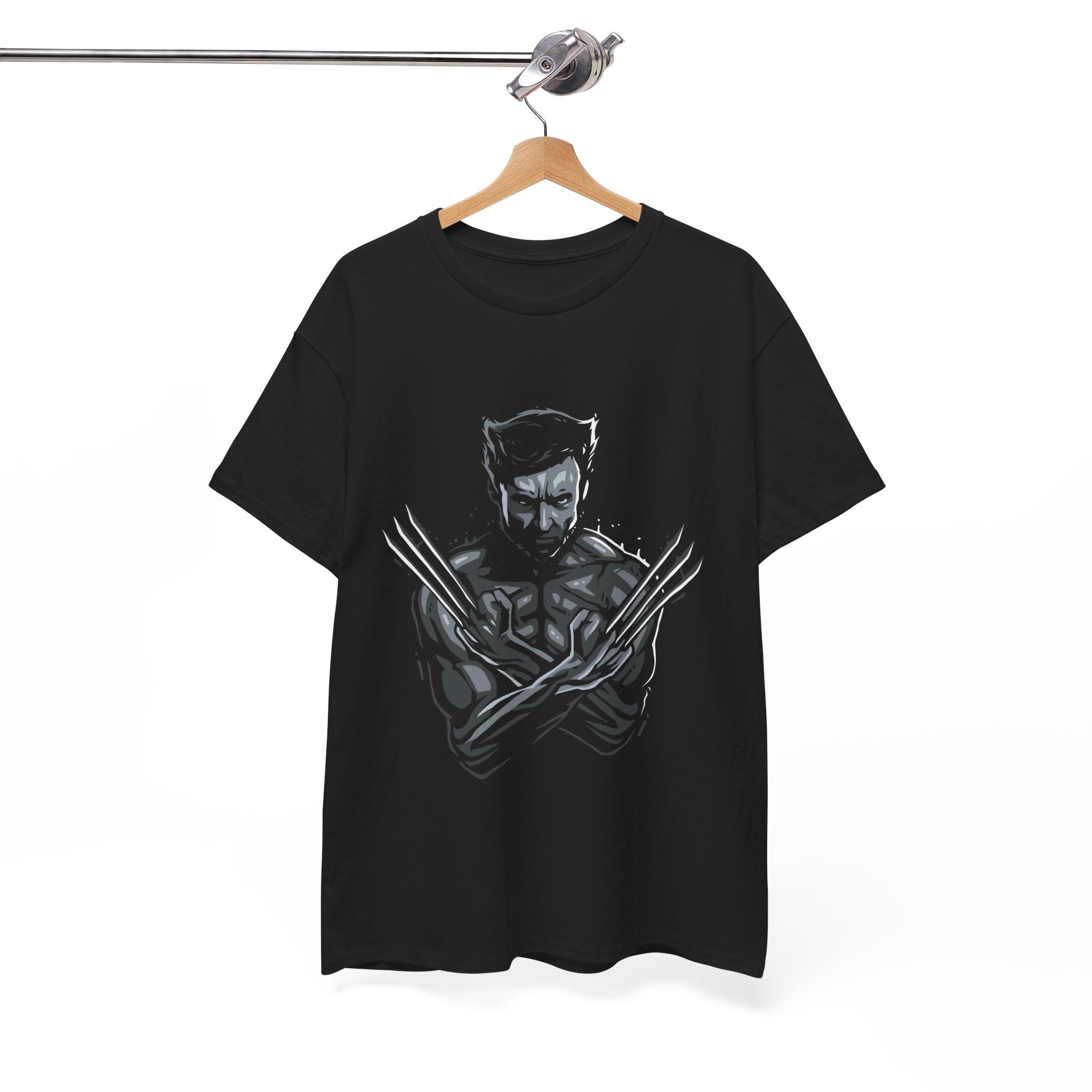 Wolverine Unisex Heavy Cotton Tee - Bold Graphic Tee for Superhero Fans