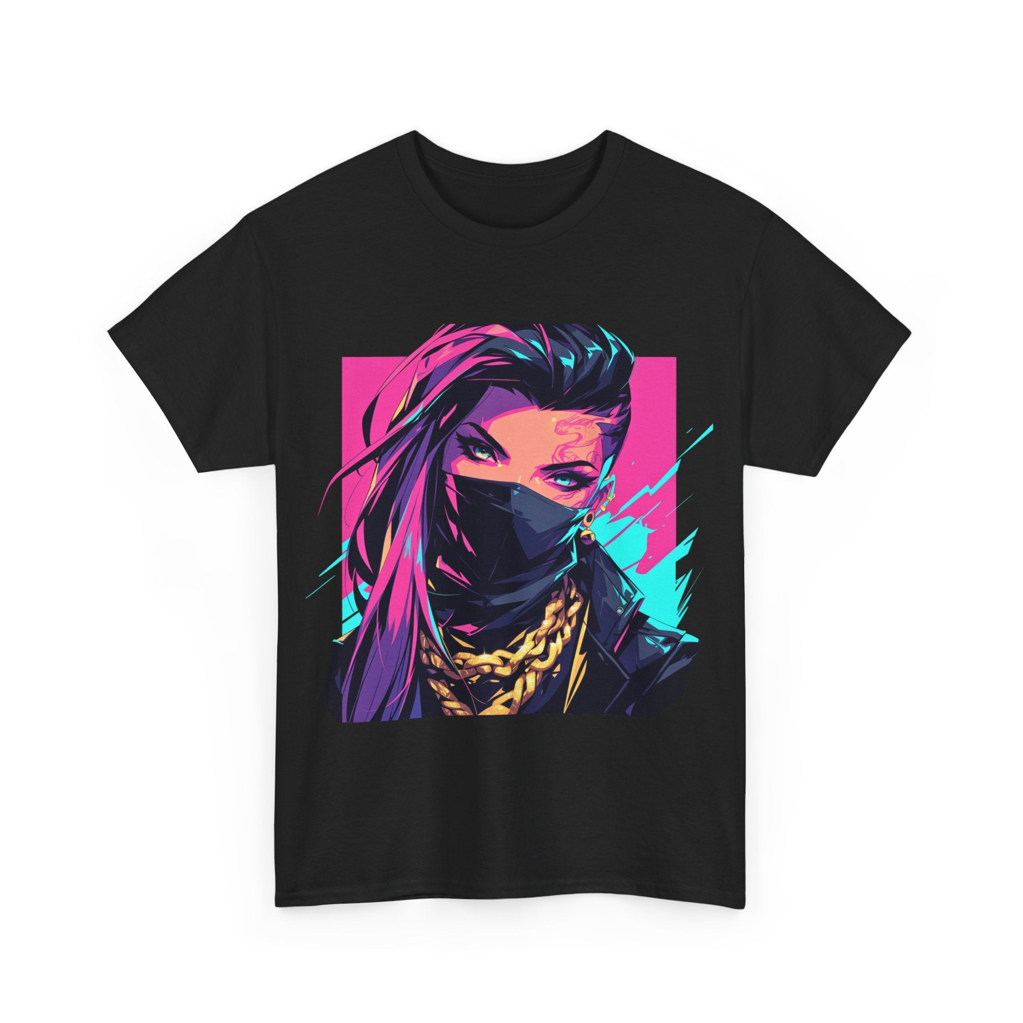 Anime Gangsta Girl Unisex Heavy Cotton Tee