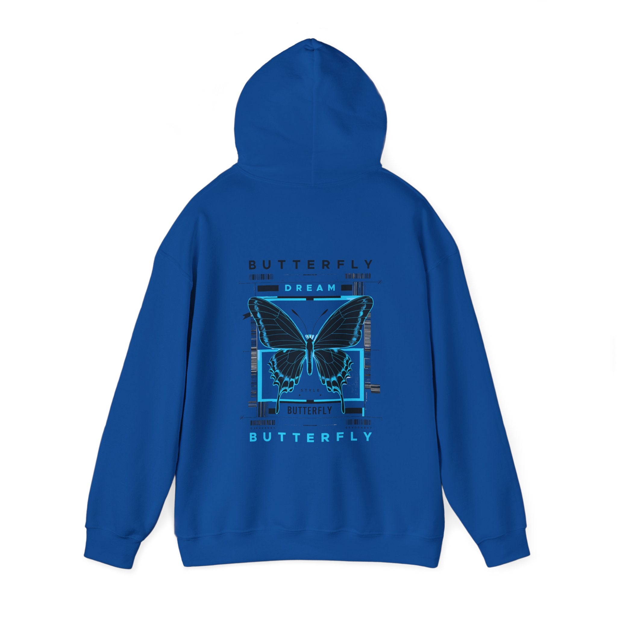 Butterfly Dream Unisex Heavy Blend Hoodie - Artistic Nature Inspired Sweatshirt