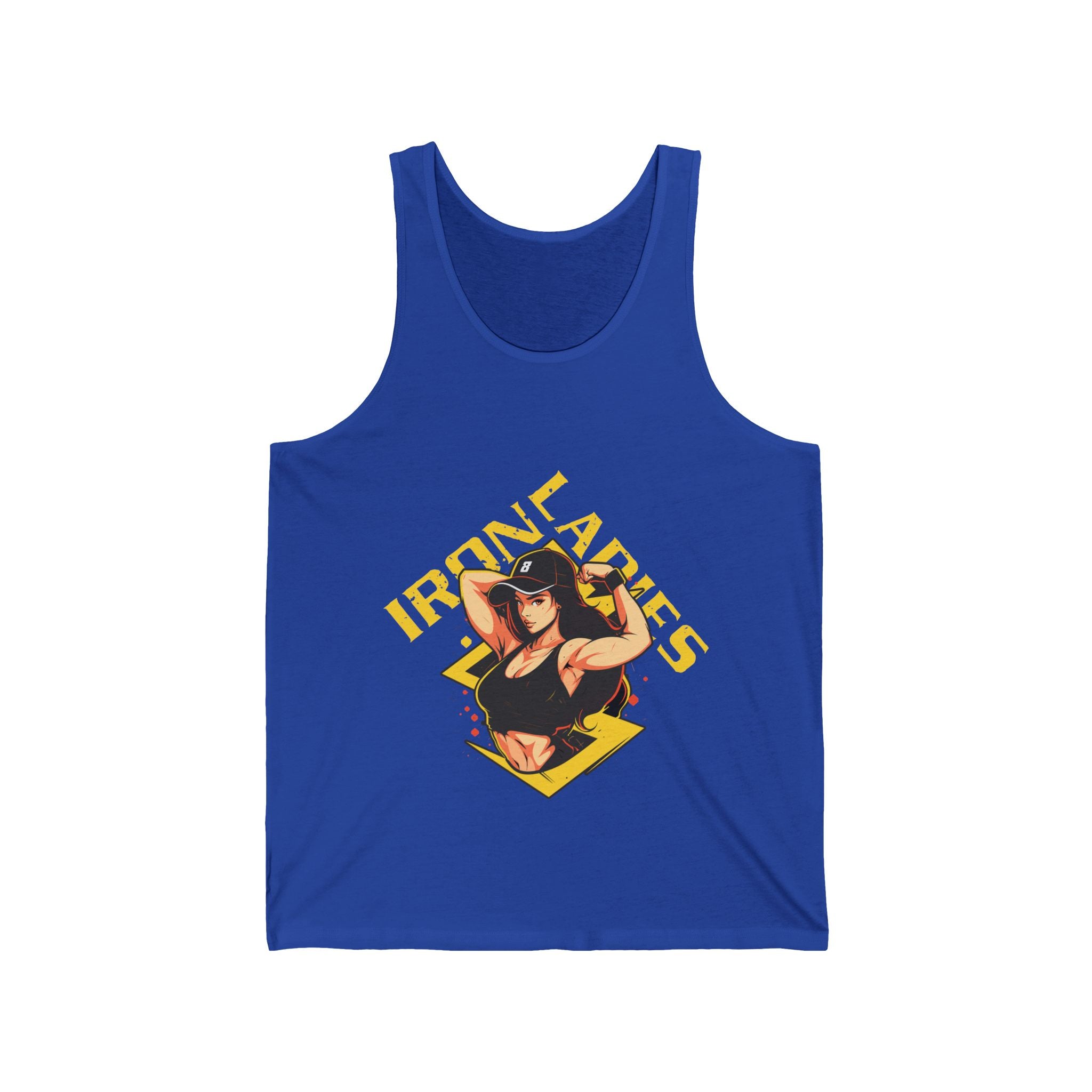 Iron Ladies Unisex Jersey Tank - Empowering Workout Apparel