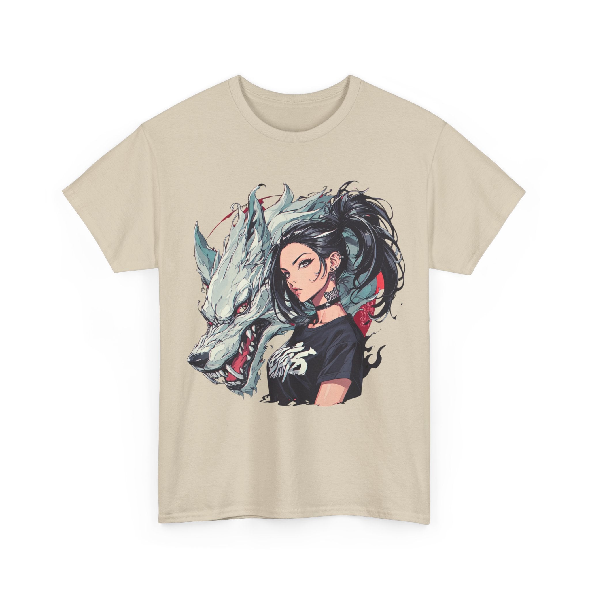 Anime Gangsta Wolf Princess Unisex Heavy Cotton Tee