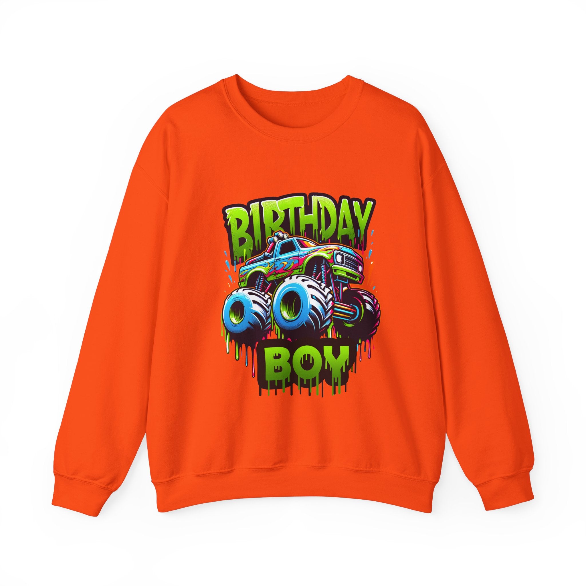 Birthday Boy Monster Truck Unisex Sweatshirt