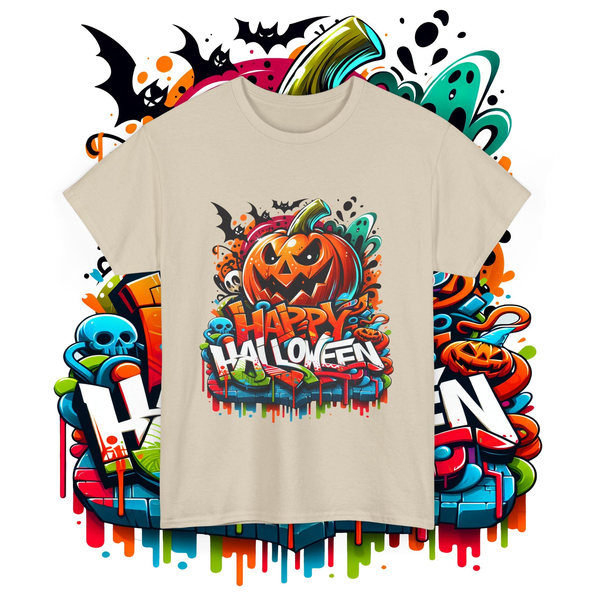 Happy Halloween Unisex Heavy Cotton Tee