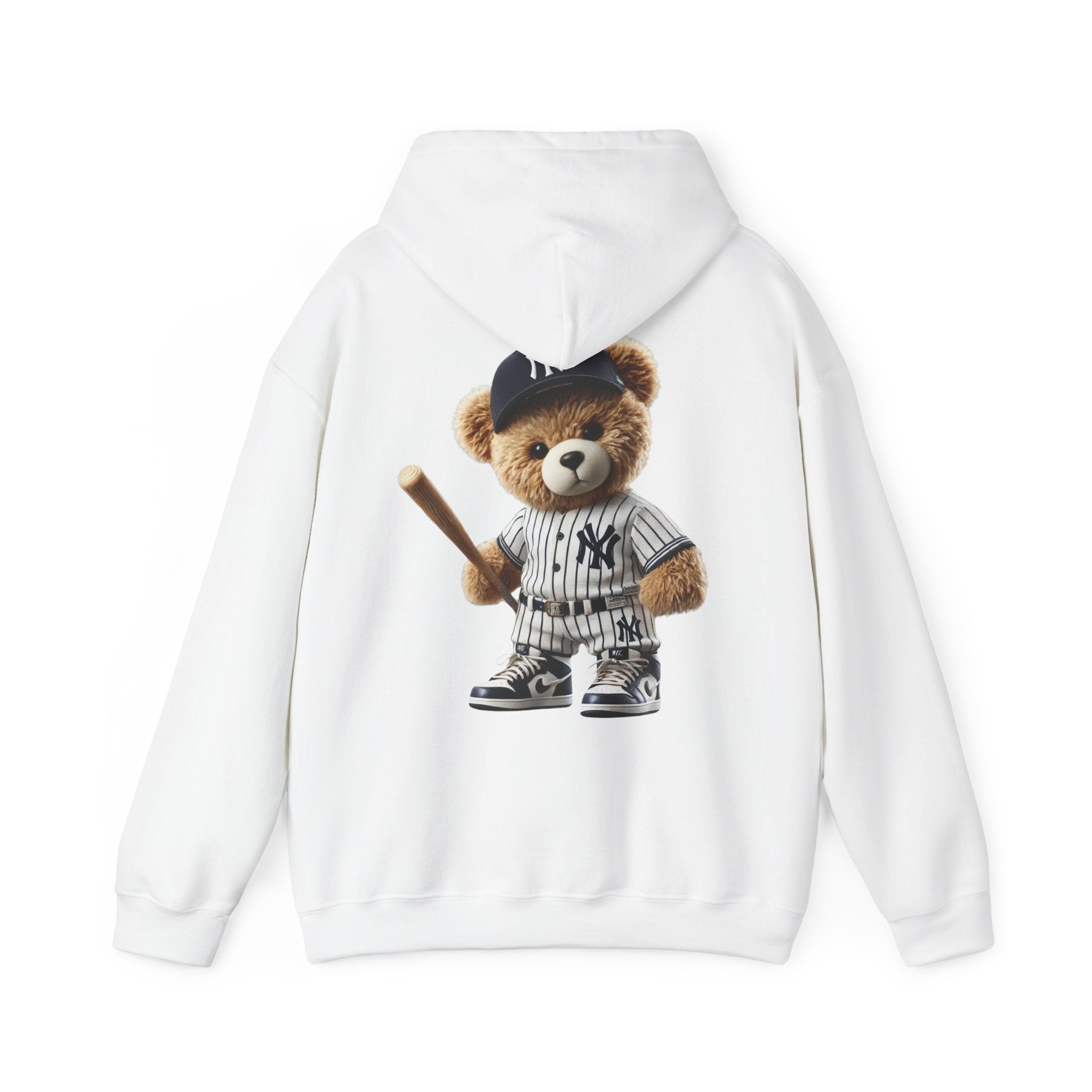 NY Baseball Teddy Bear Unisex Hoodies