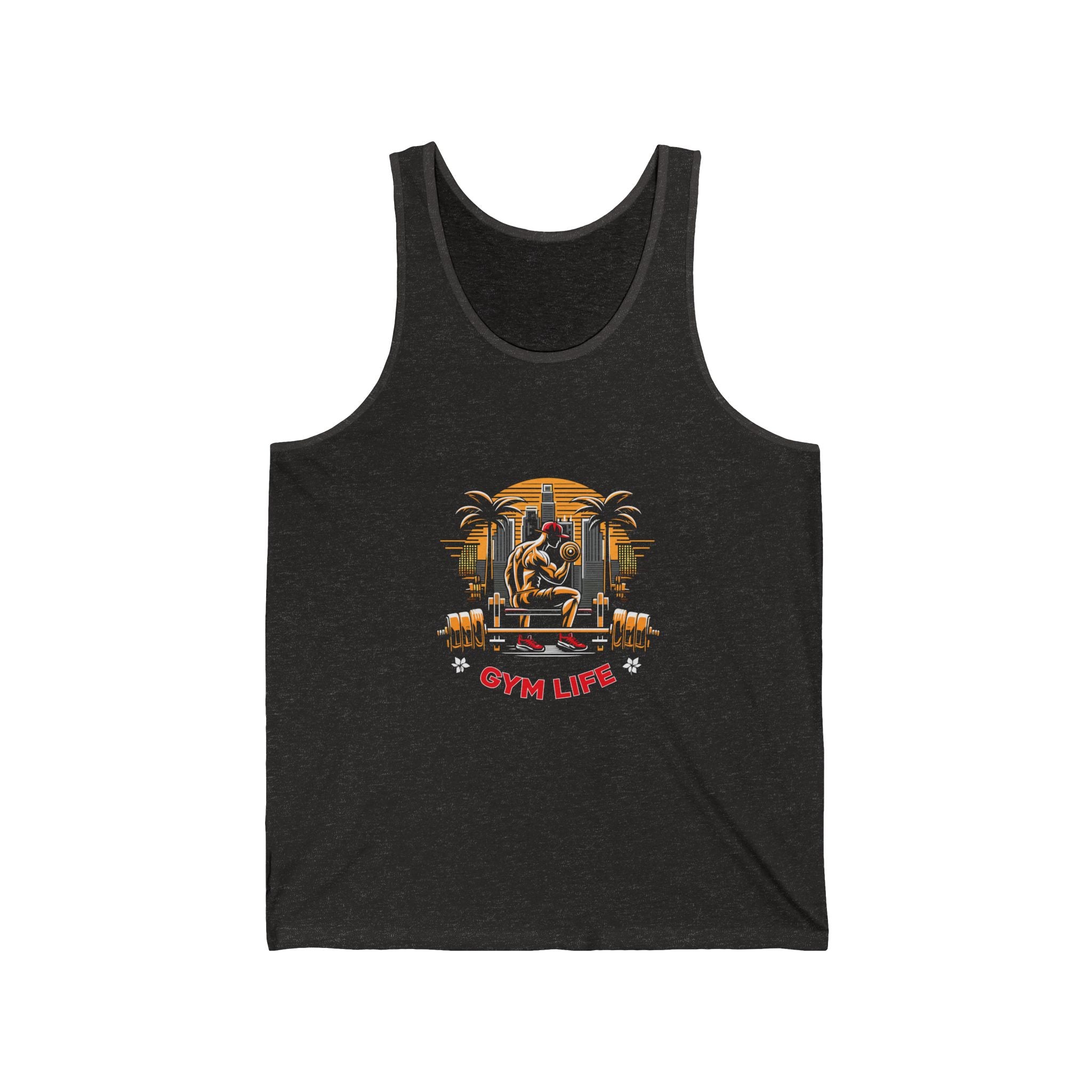 Gym Life Unisex Jersey Tank - Motivational Fitness Top