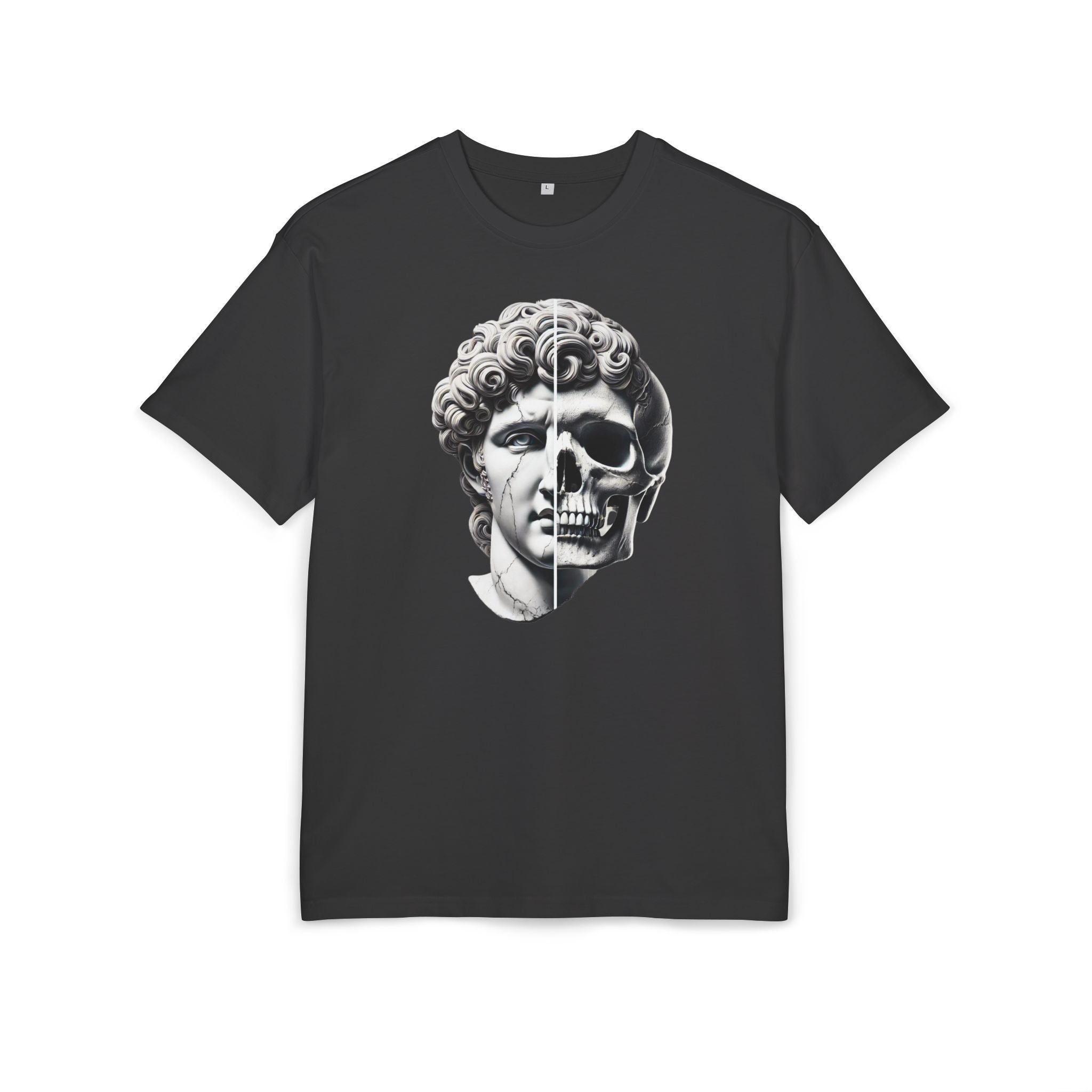 Half Skull Gangsta David Unisex Heavy Oversize Tee