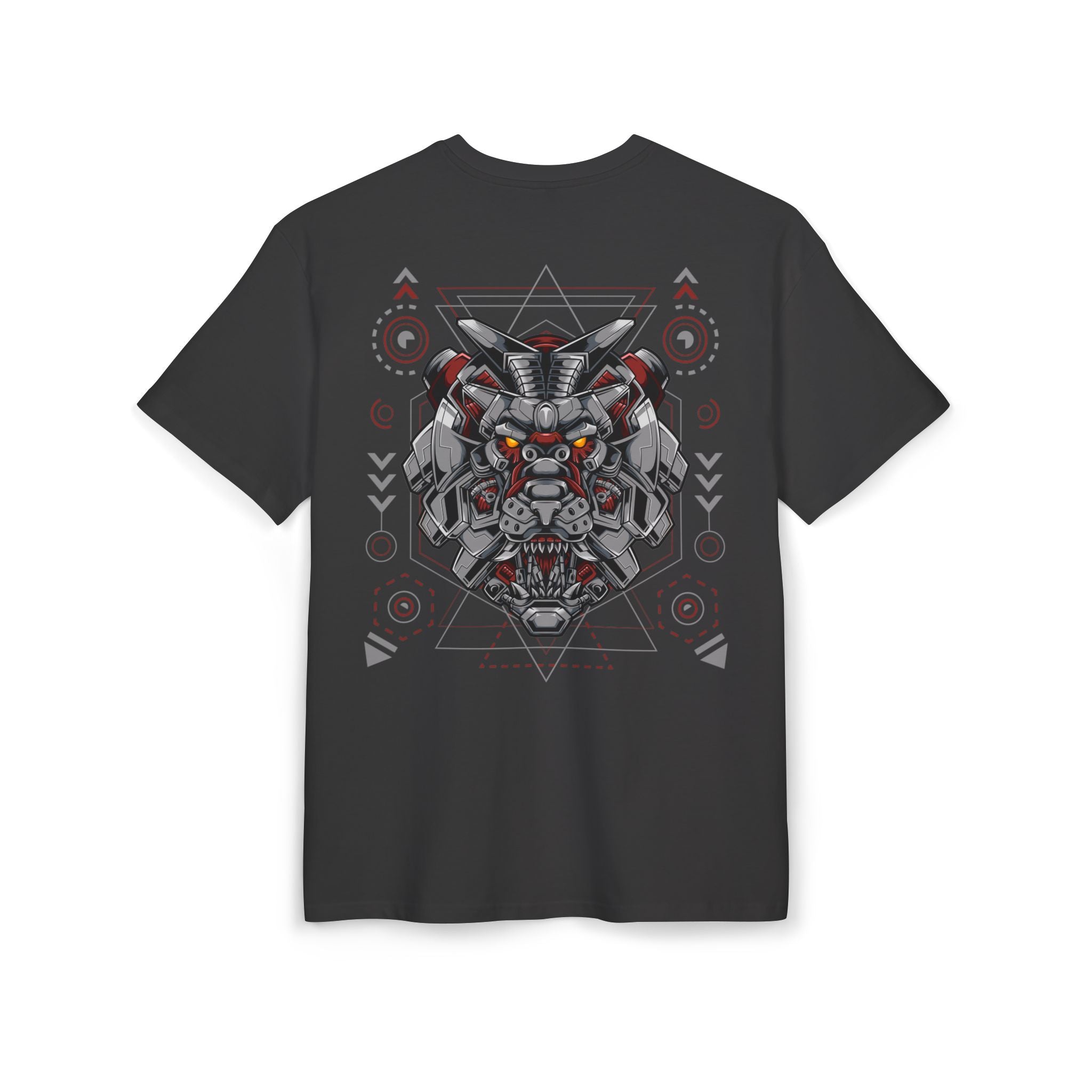 Samurai Lion Unisex Heavy Oversize Tee - Bold Graphic Design