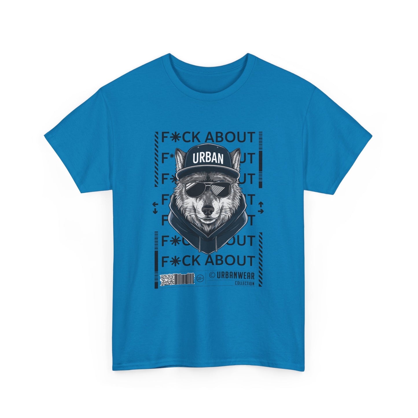 Urban Bear Graphic Unisex Heavy Cotton Tee