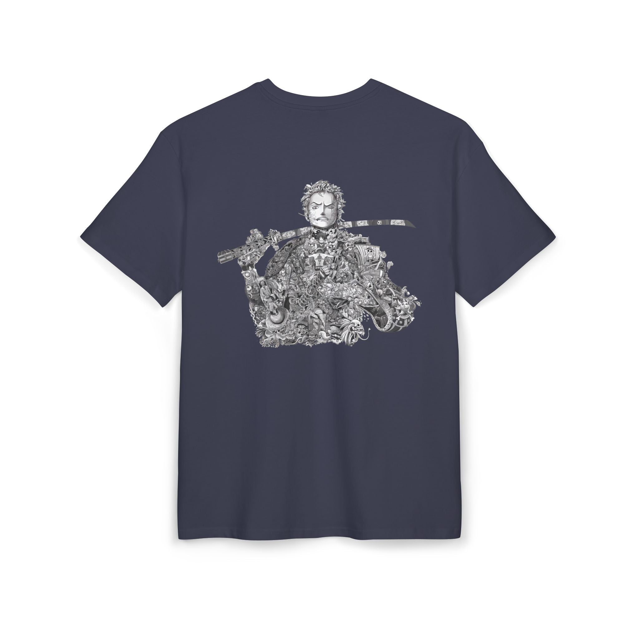 Vintage-Inspired Unisex Heavy Oversize Tee with Intricate Graphic Design