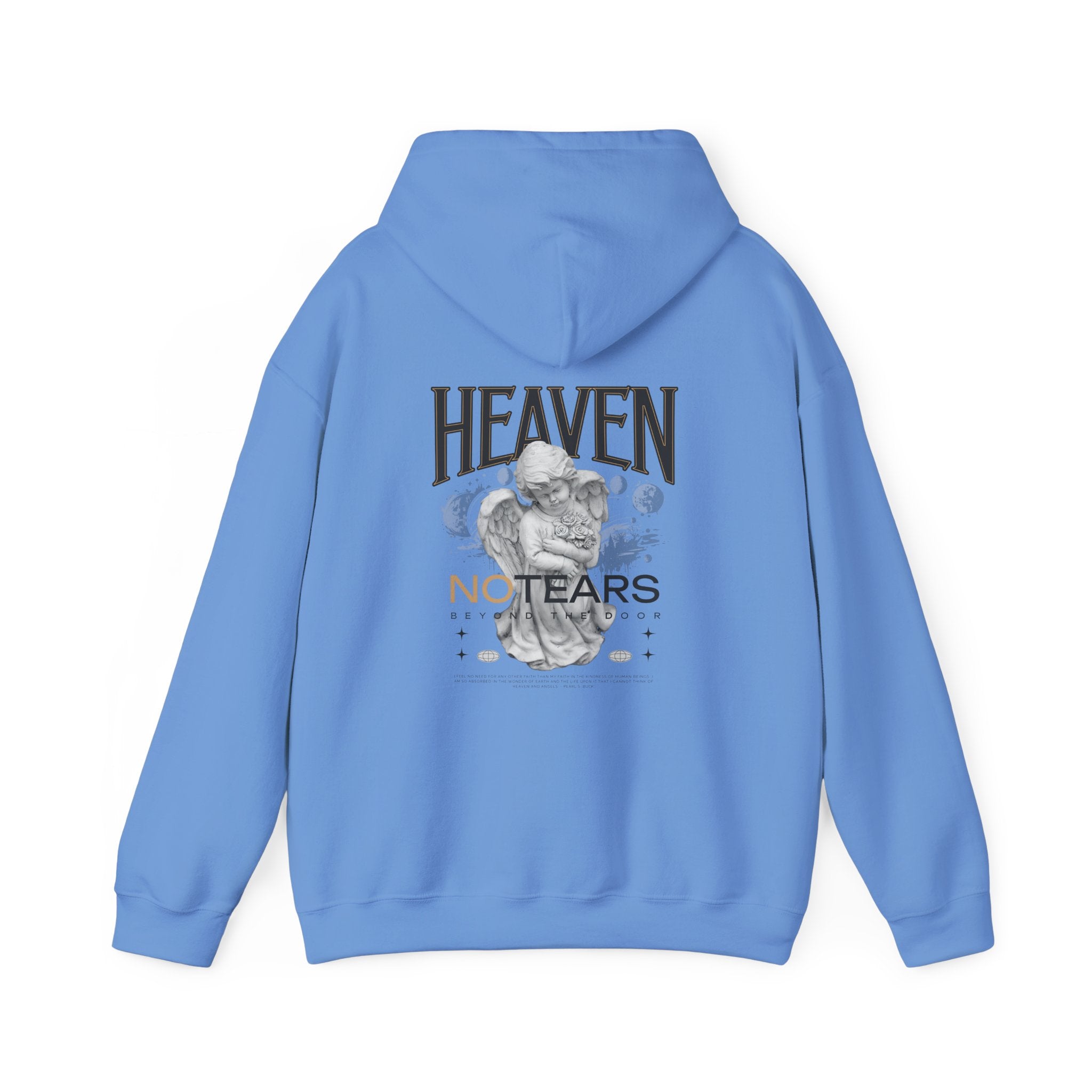 Heaven No Tears Unisex Heavy Blend Hoodie - Cozy Spiritual Sweatshirt