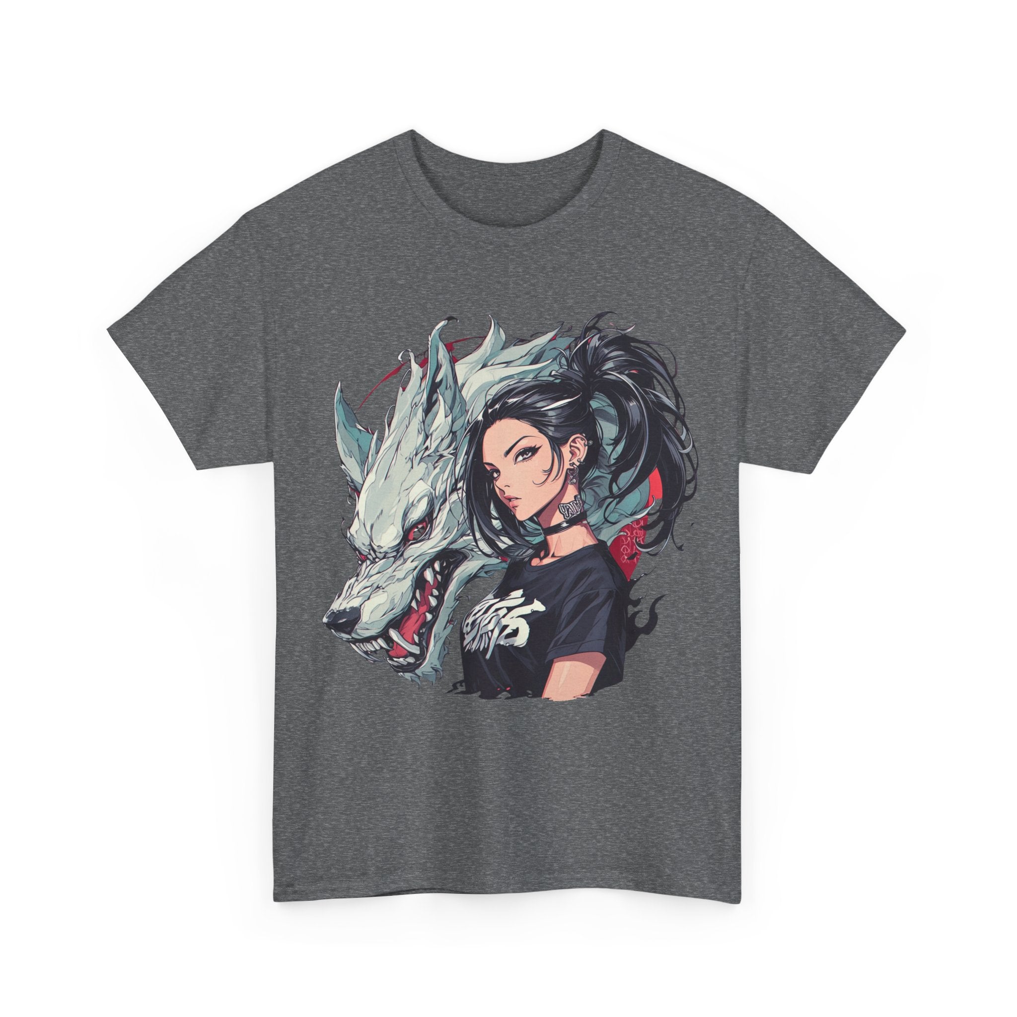 Anime Gangsta Wolf Princess Unisex Heavy Cotton Tee