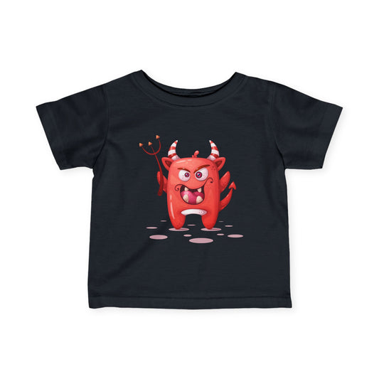 Cute Monster Infant Fine Jersey Tee – Perfect for Playtime & Halloween