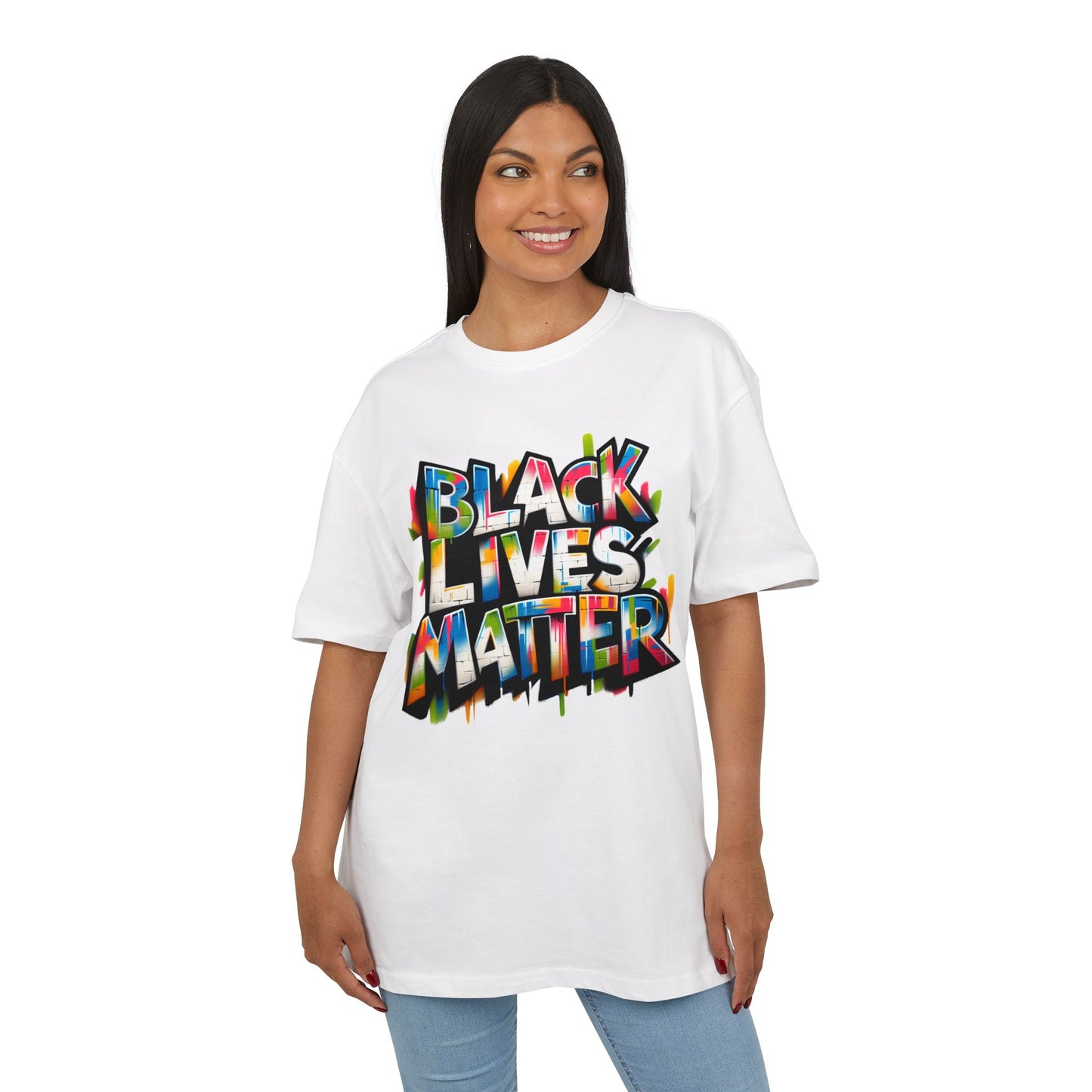 Black Lives Matter Unisex Heavy Oversize Tee