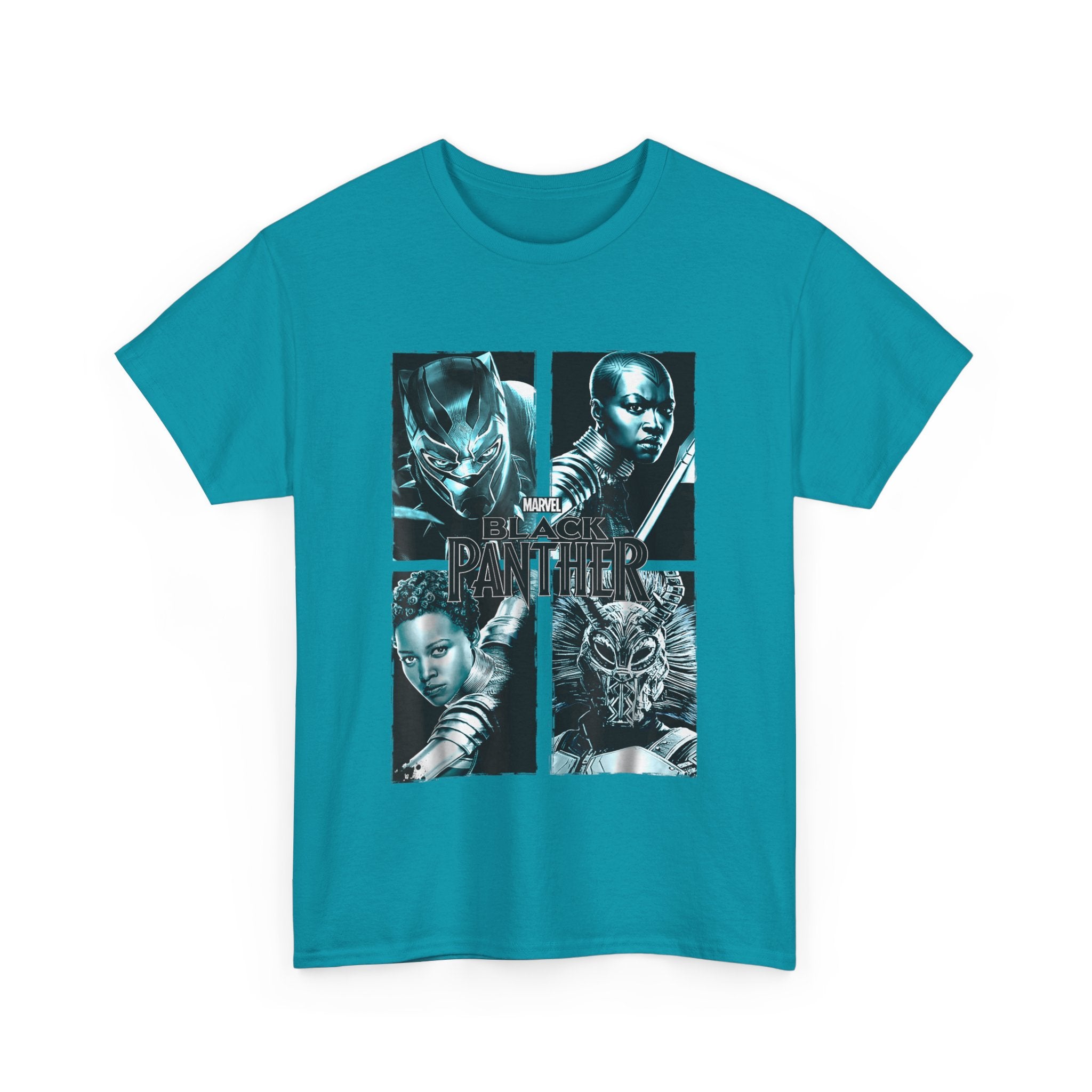 Black Panther Graphic Unisex Heavy Cotton Tee - Marvel Superhero T-Shirt