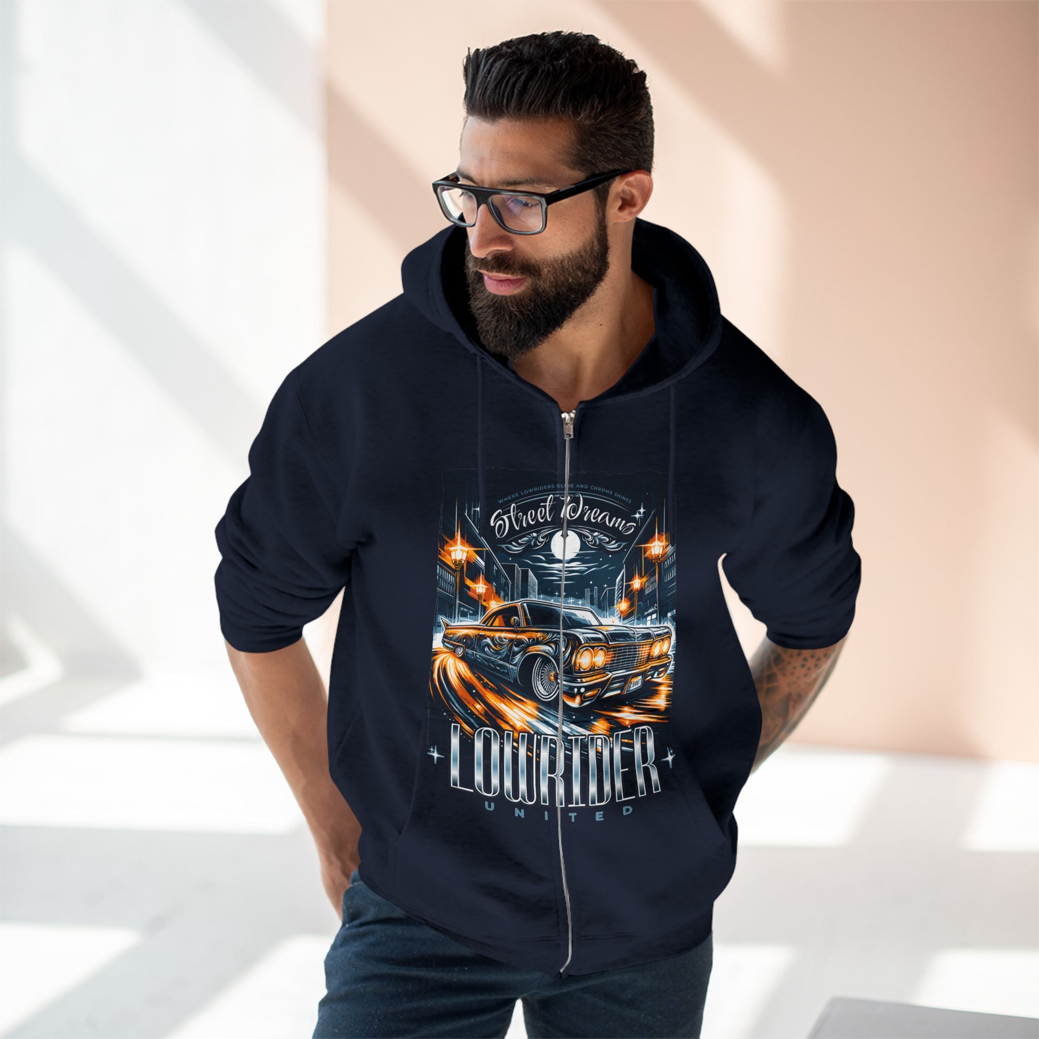 Street Dreams Cool Rider Unisex Zip Hoodie - Street Dreams Graphic