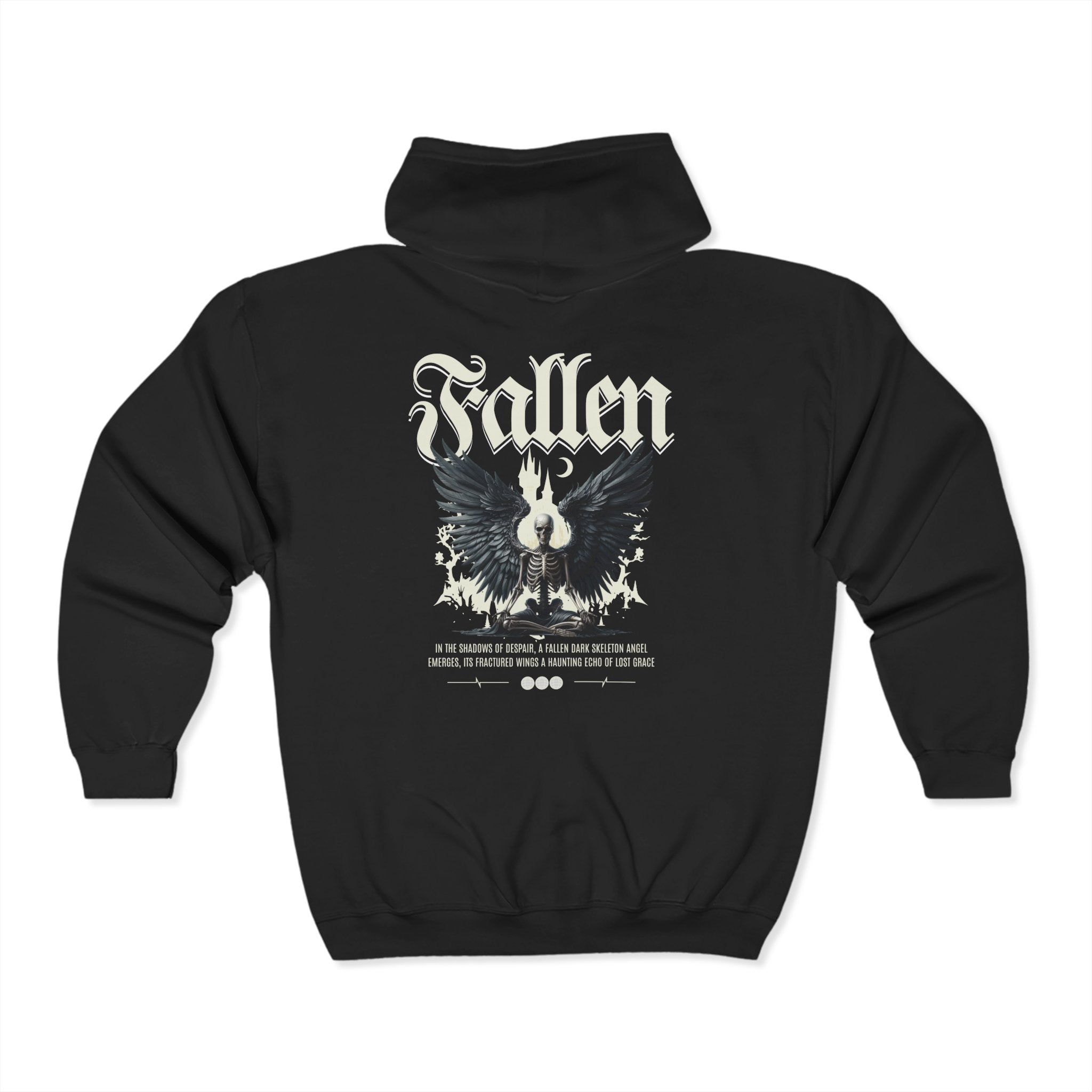 Fallen Rock Band Full Zip Hoodie - Unisex Heavy Blend™ Sweatshirt.