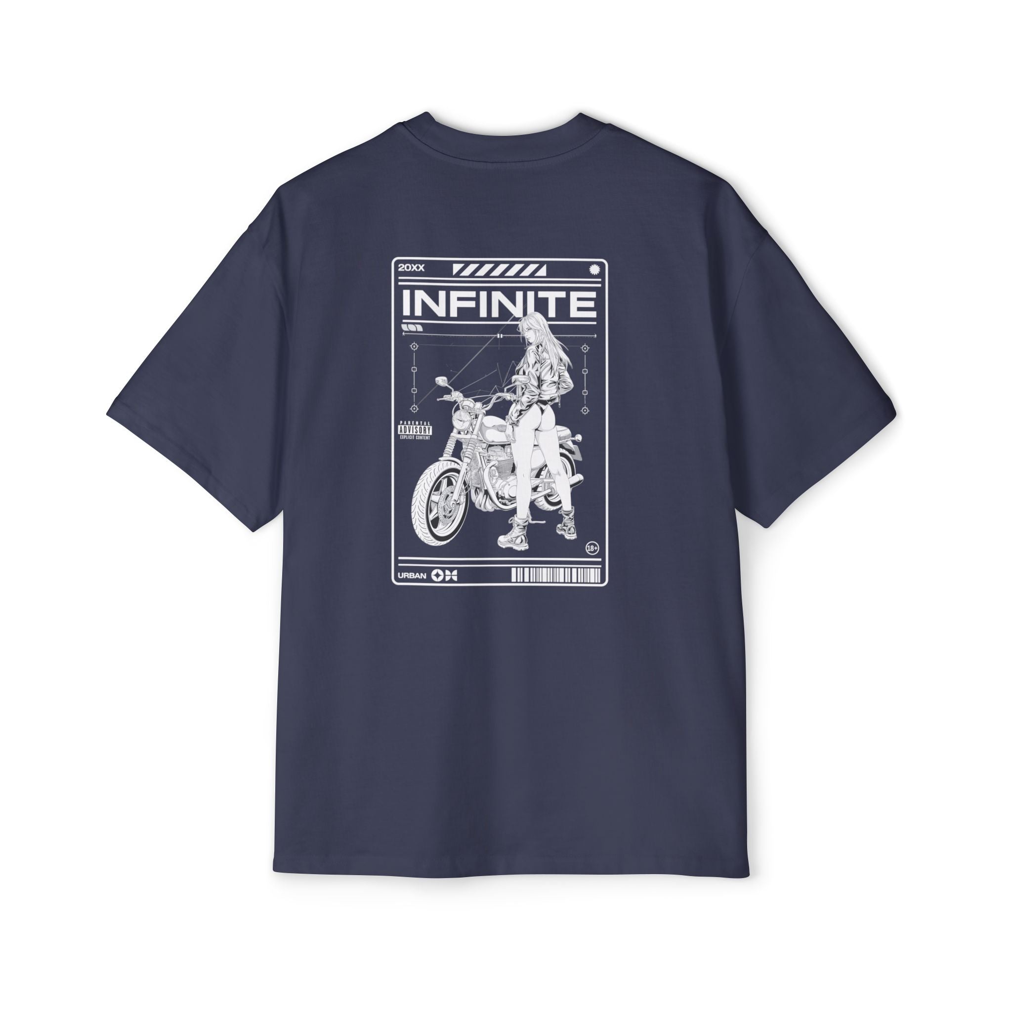 Infinite Motorcycle Graphic Oversized Tee